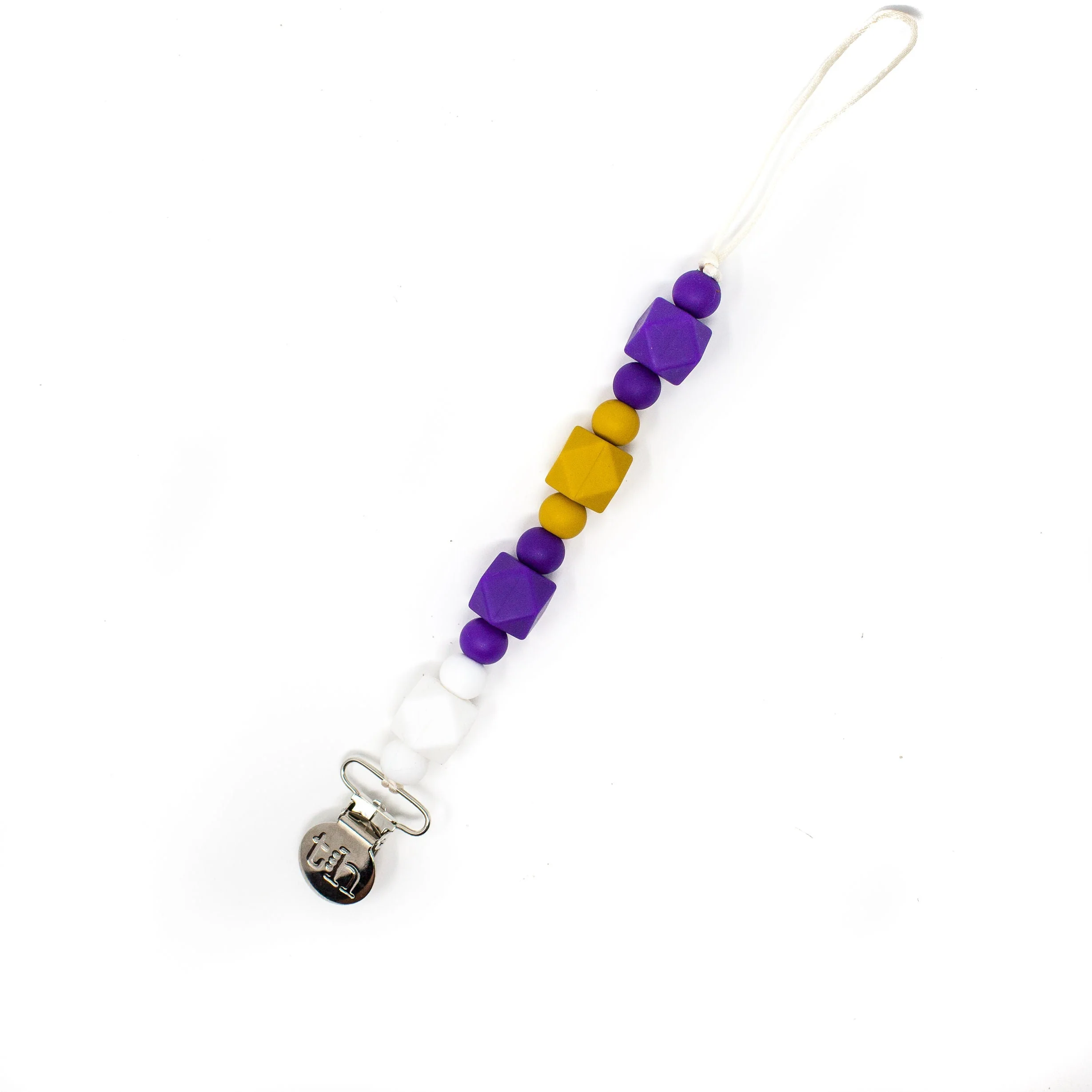 Three Hearts Grande Jewel Pacifier Clip - Food Grade BPA Free Silicone - Image 28