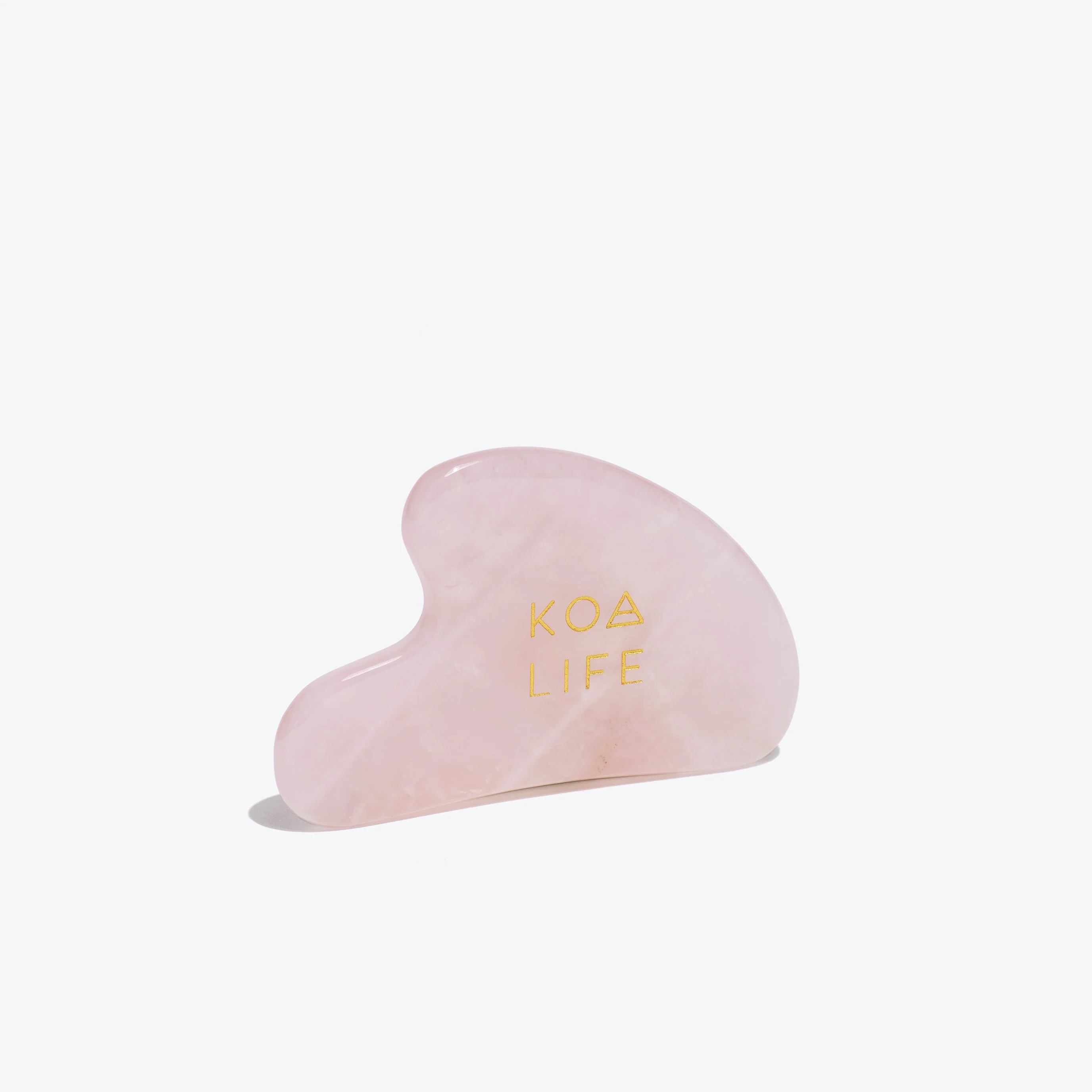 KOA LiFE Gua Sha | Natural Rose Quartz Stone - Image 3