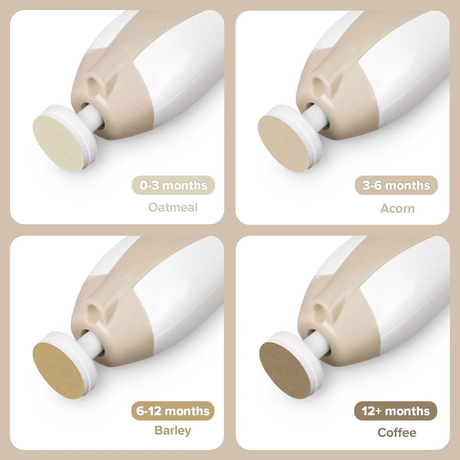 Haakaa Baby Nail Care Set - Acorn - Image 8