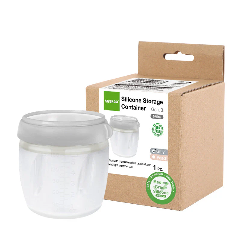 Haakaa Gen 3 Silicone Storage Container 6oz/160ml, 1 pk - Image 2