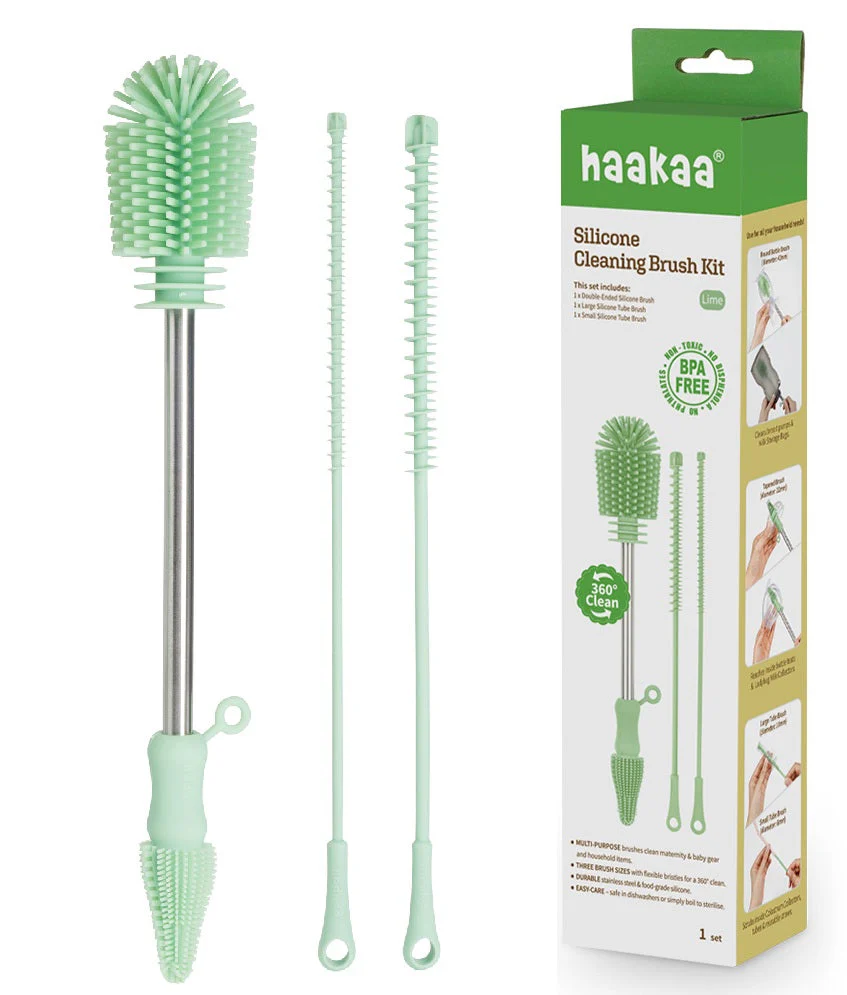 Haakaa Silicone Cleaning Brush Kit - Image 10