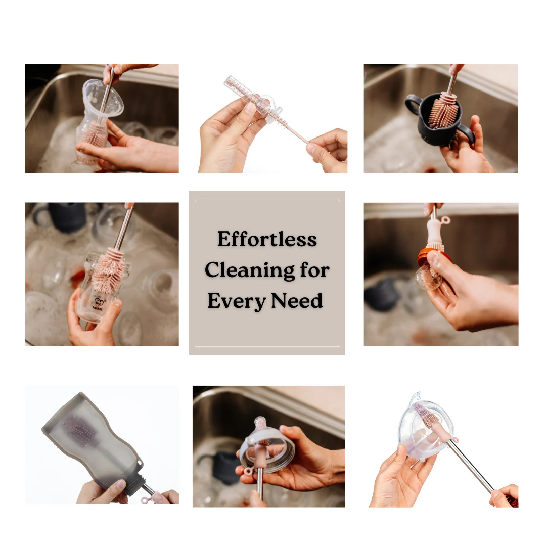 Haakaa Silicone Cleaning Brush Kit - Image 3