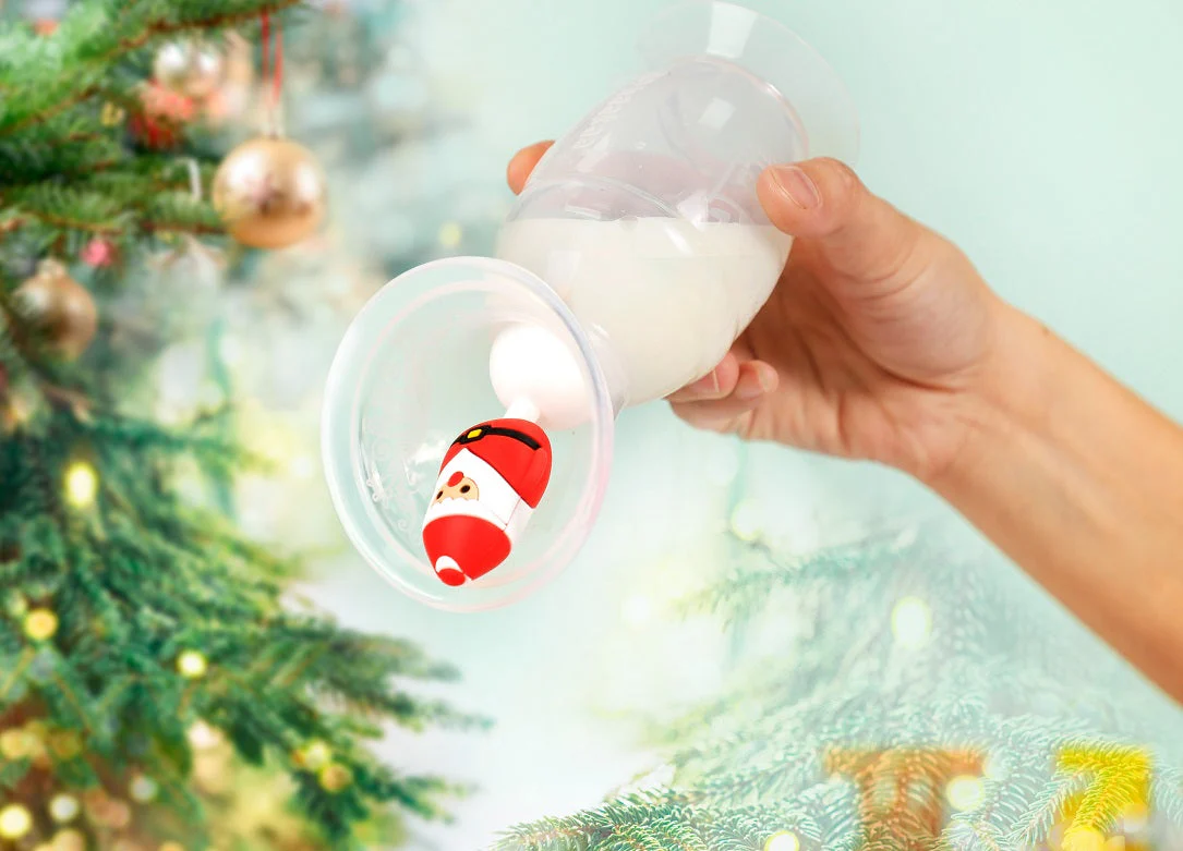 Haakaa Winter Holiday Silicone Breast Pump Stopper Gift Set 4 PK (Limited Edition) - Image 4