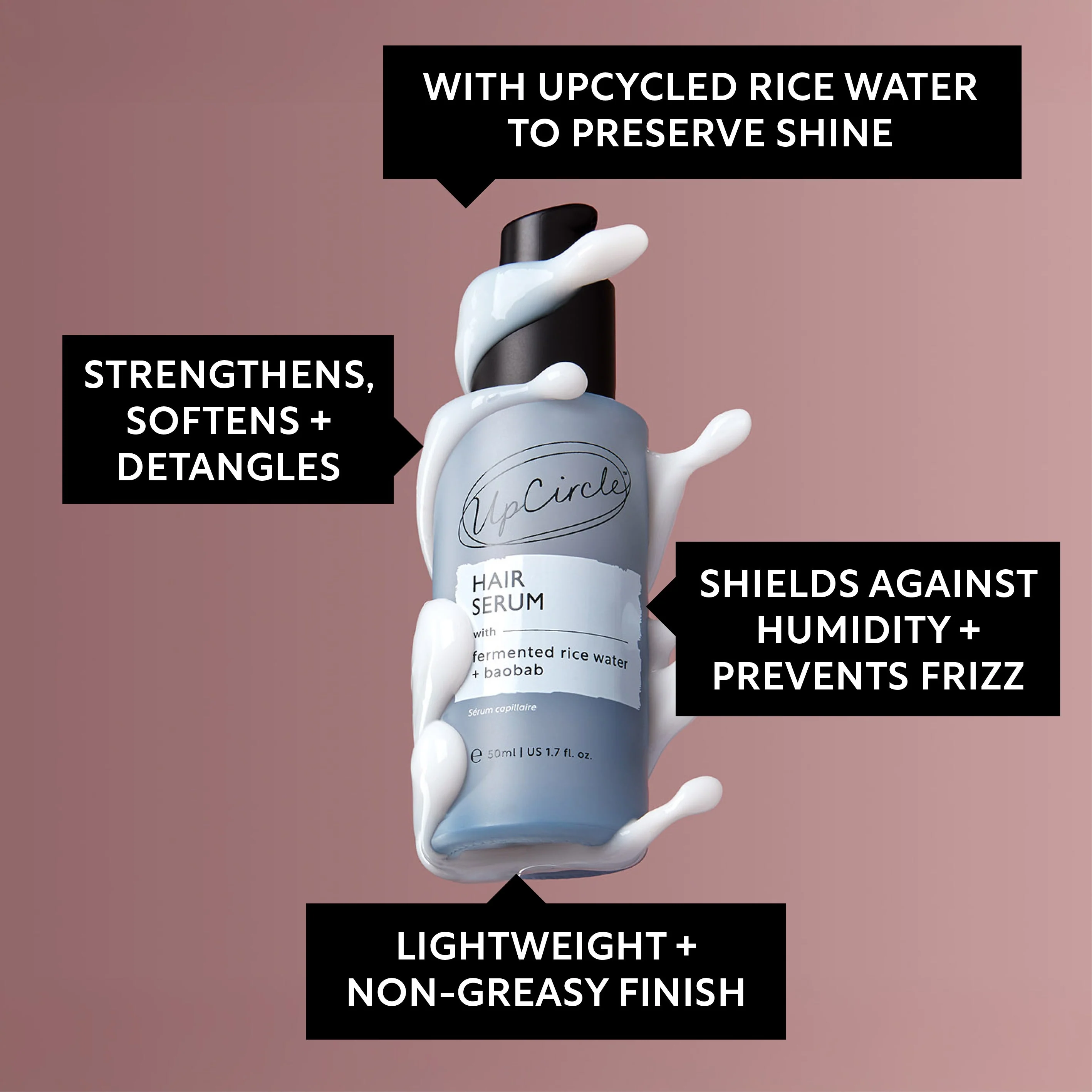 UpCircle Hair Serum with Fermented Rice Water + Baobab - Image 5