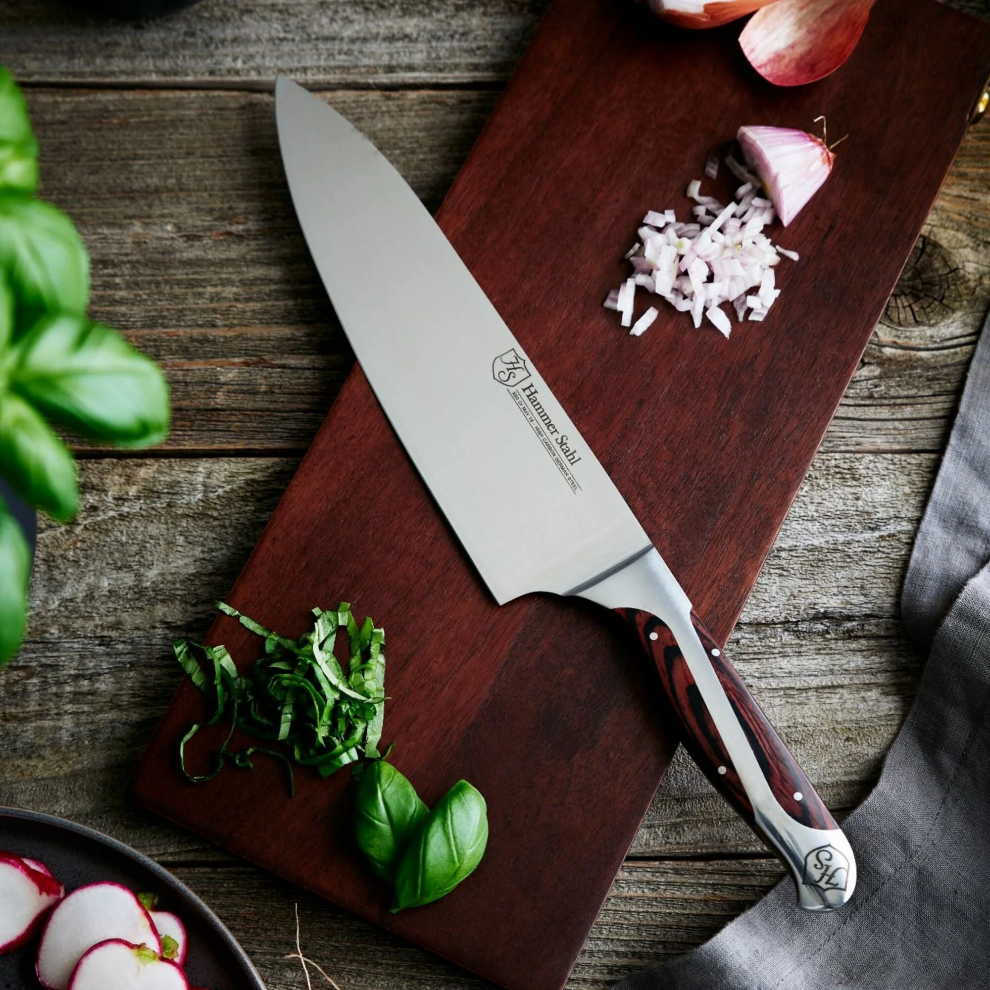 Heritage Steel Hammer Stahl 8" Chef Knife - Image 2