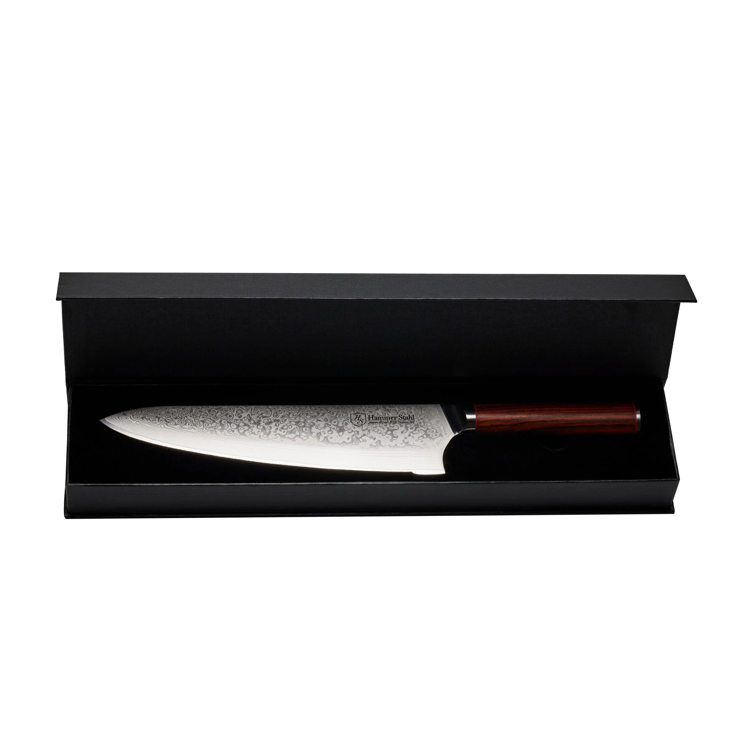 Heritage Steel Hammer Stahl 9" Chef Knife - Damascus Series - Image 3
