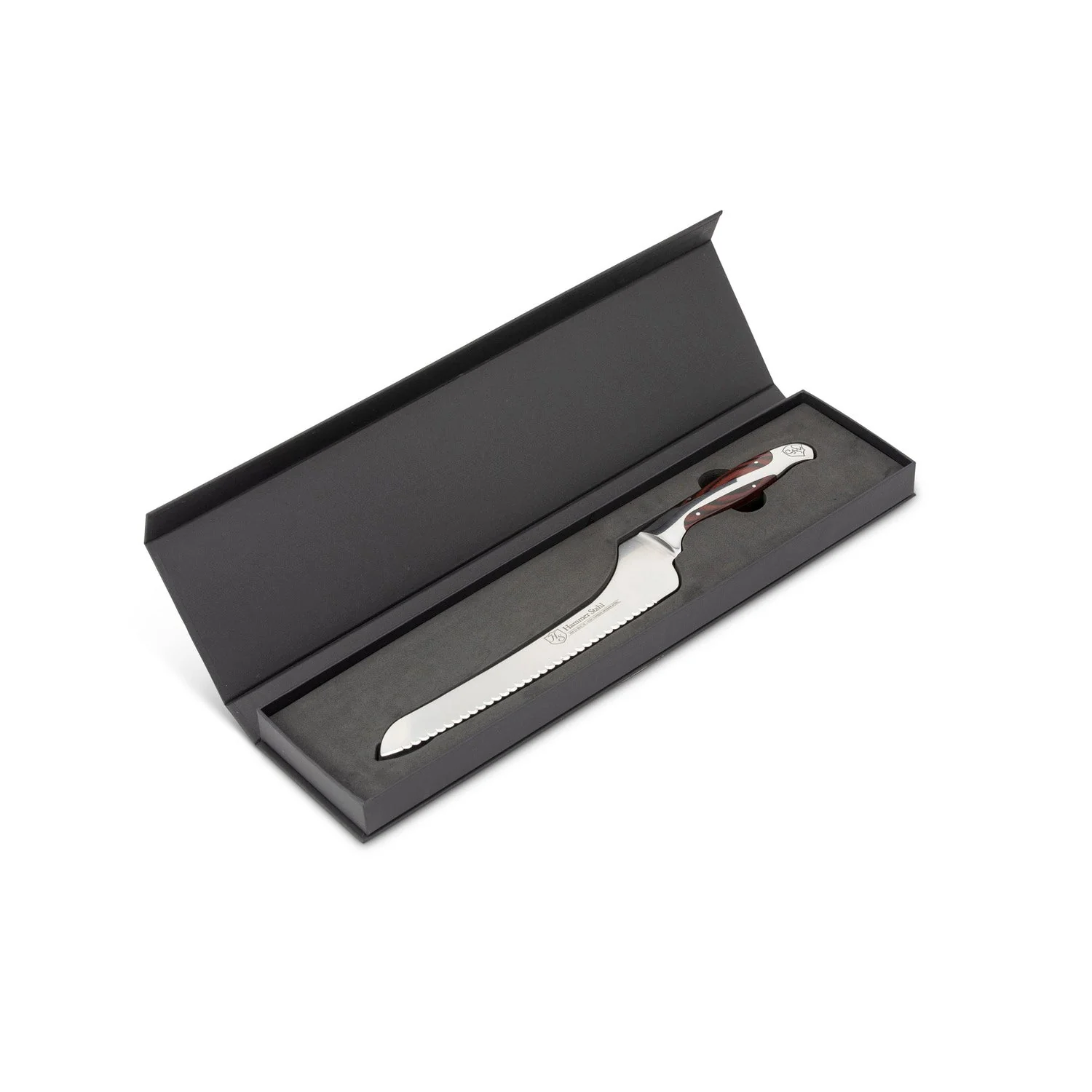Heritage Steel Hammer Stahl 9" Offset Bread Knife - Image 4