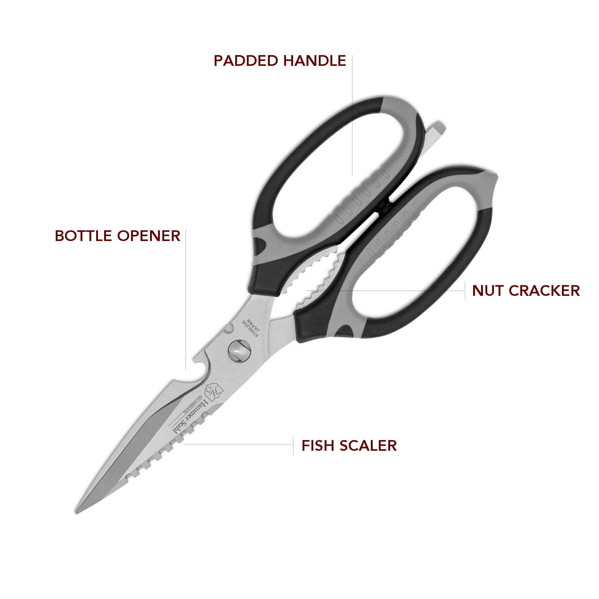 Heritage Steel Hammer Stahl Kitchen Shears - Image 2