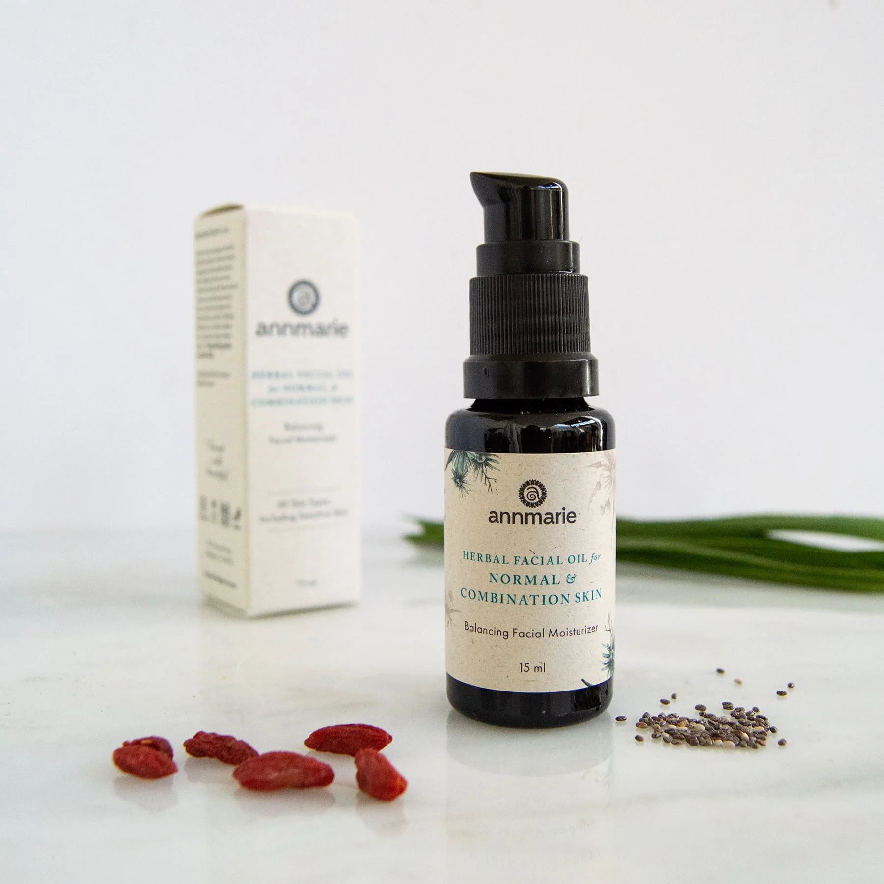 Annmarie Skin Care Herbal Facial Oil for Normal & Combination Skin (15ml) - Image 7