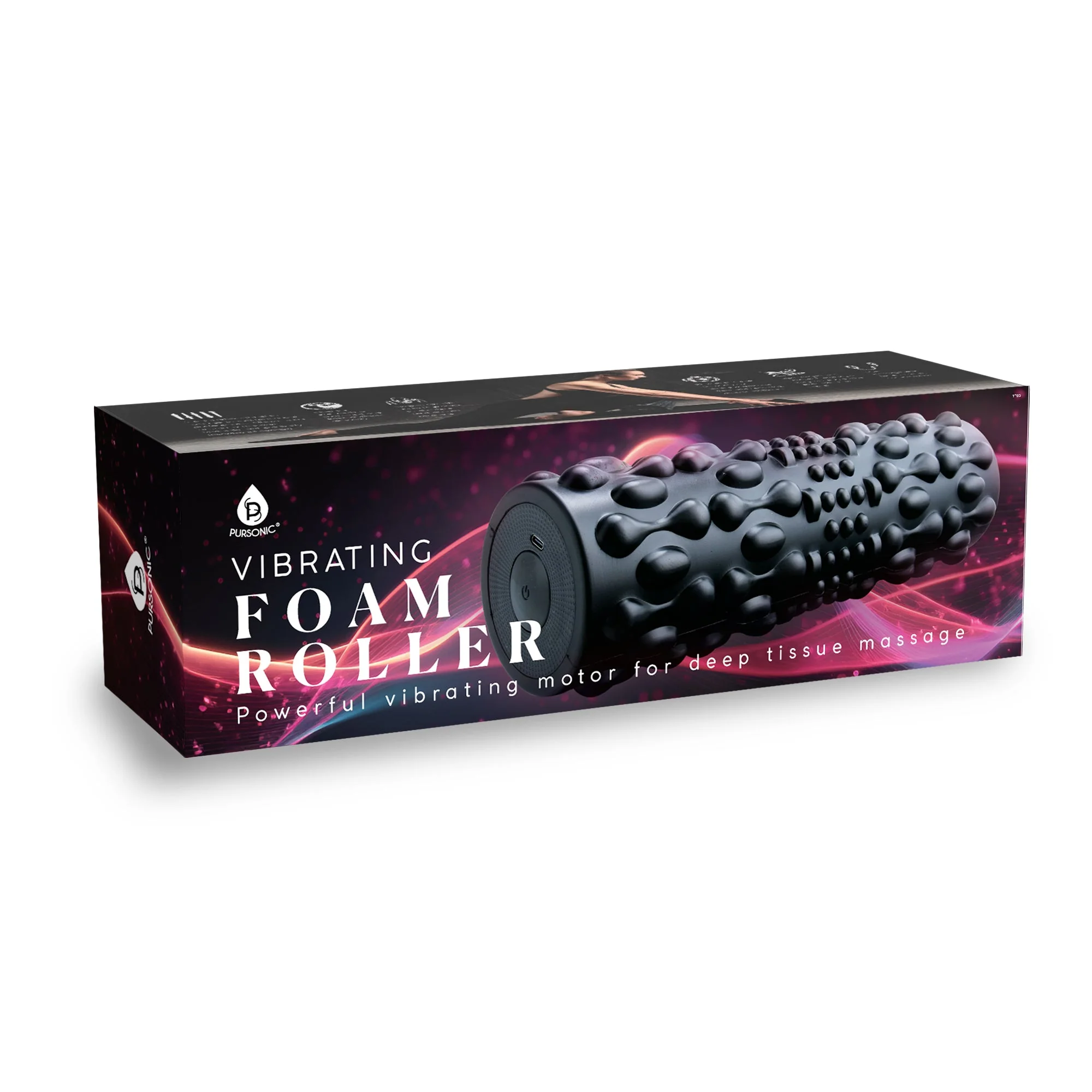 Pursonic High-Intensity Vibrating Foam Roller for Deep Muscle Relief