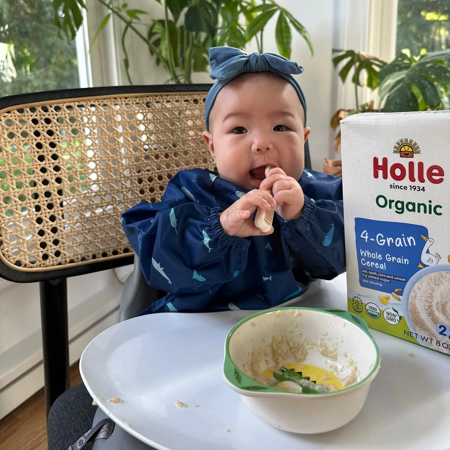 Holle Organic Whole Grain 4-Grain Cereal - 6 Pack - Image 2