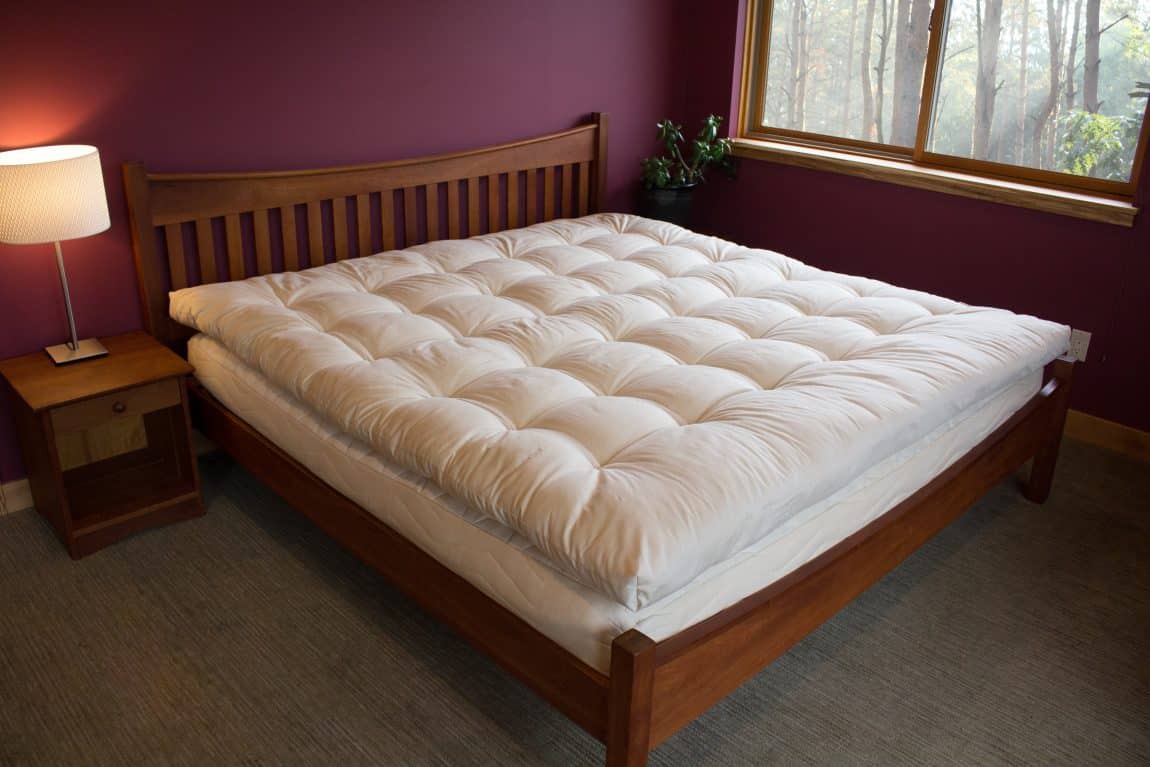 Holy Lamb Organics Certified Organic Quilted Mattress Topper - Image 2