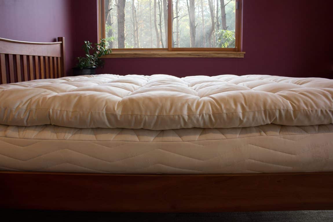 Holy Lamb Organics Certified Organic Quilted Mattress Topper - Image 4