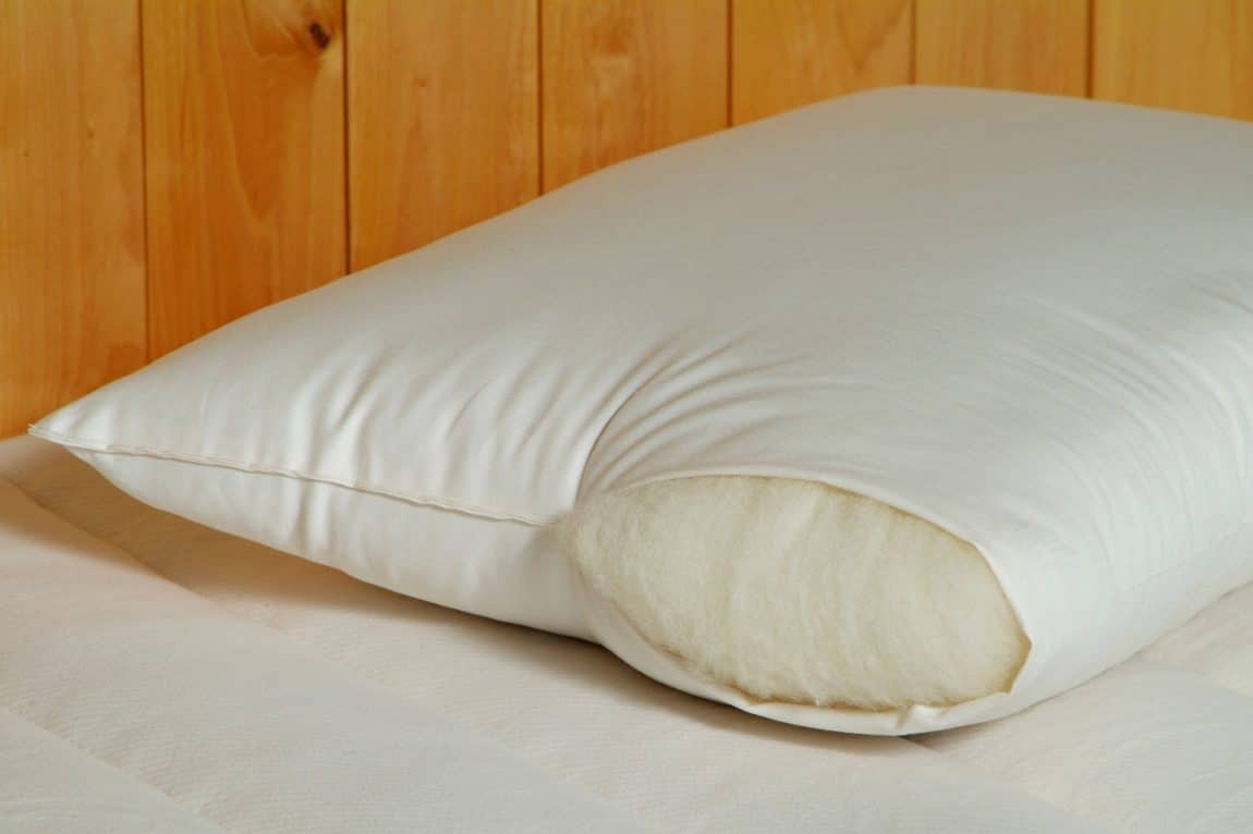 Holy Lamb Organics Wool-Filled Bed Pillows - Image 3