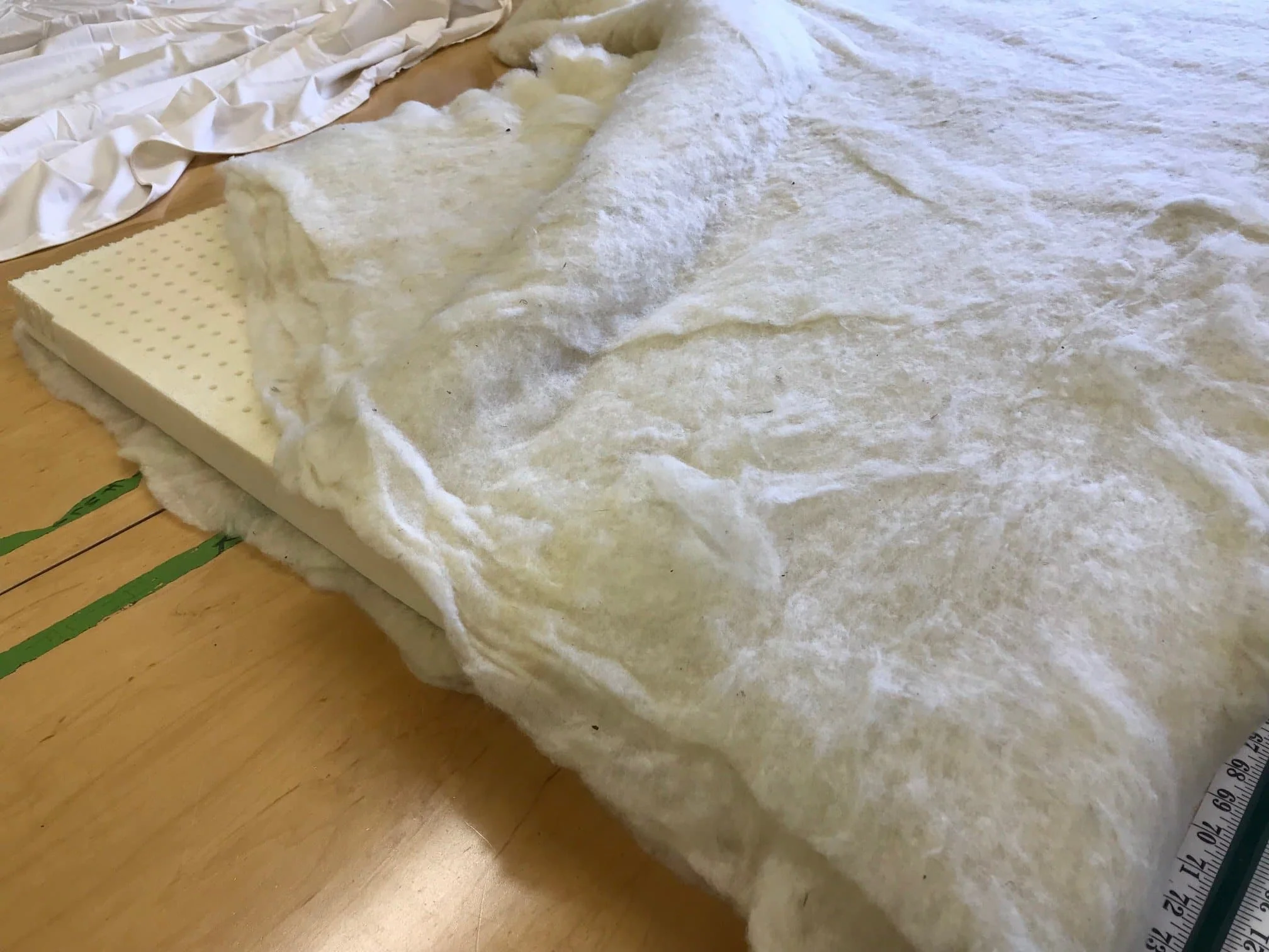 Holy Lamb Organics Wool & Latex Mattress Topper - Image 2