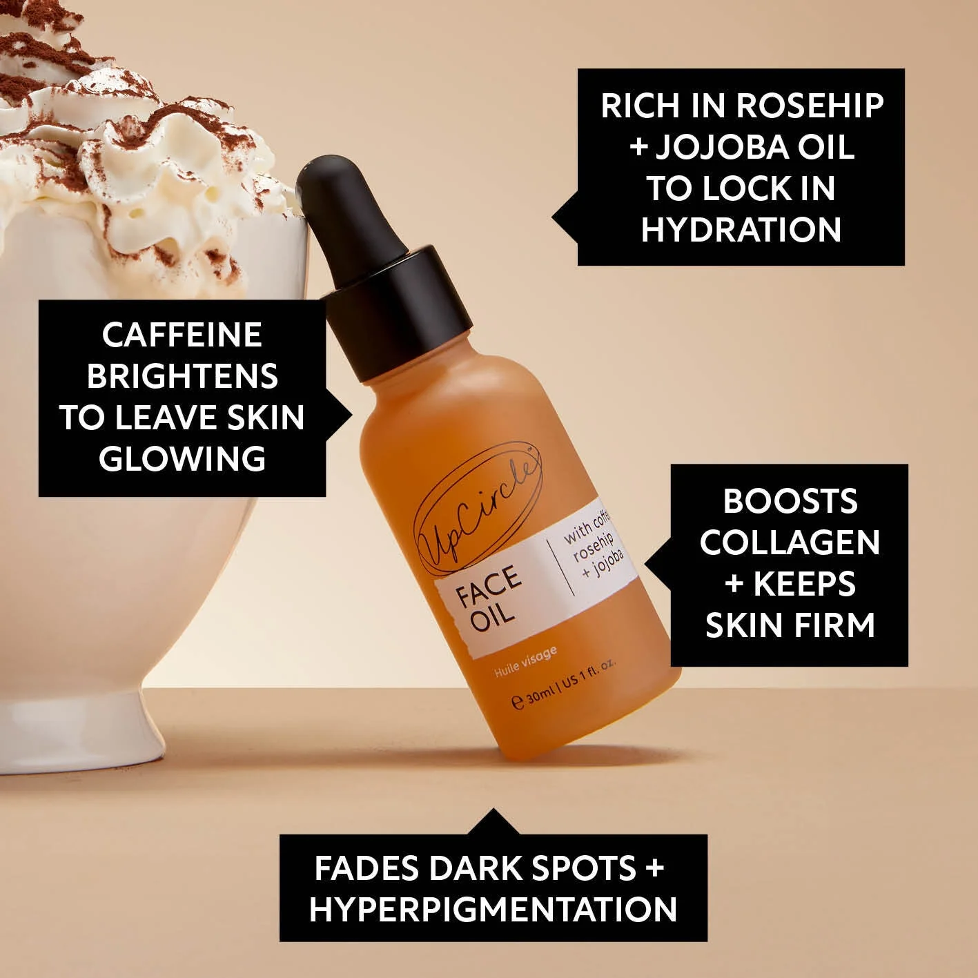 UpCircle Hydrating Face Oil with Coffee Extract - Image 5