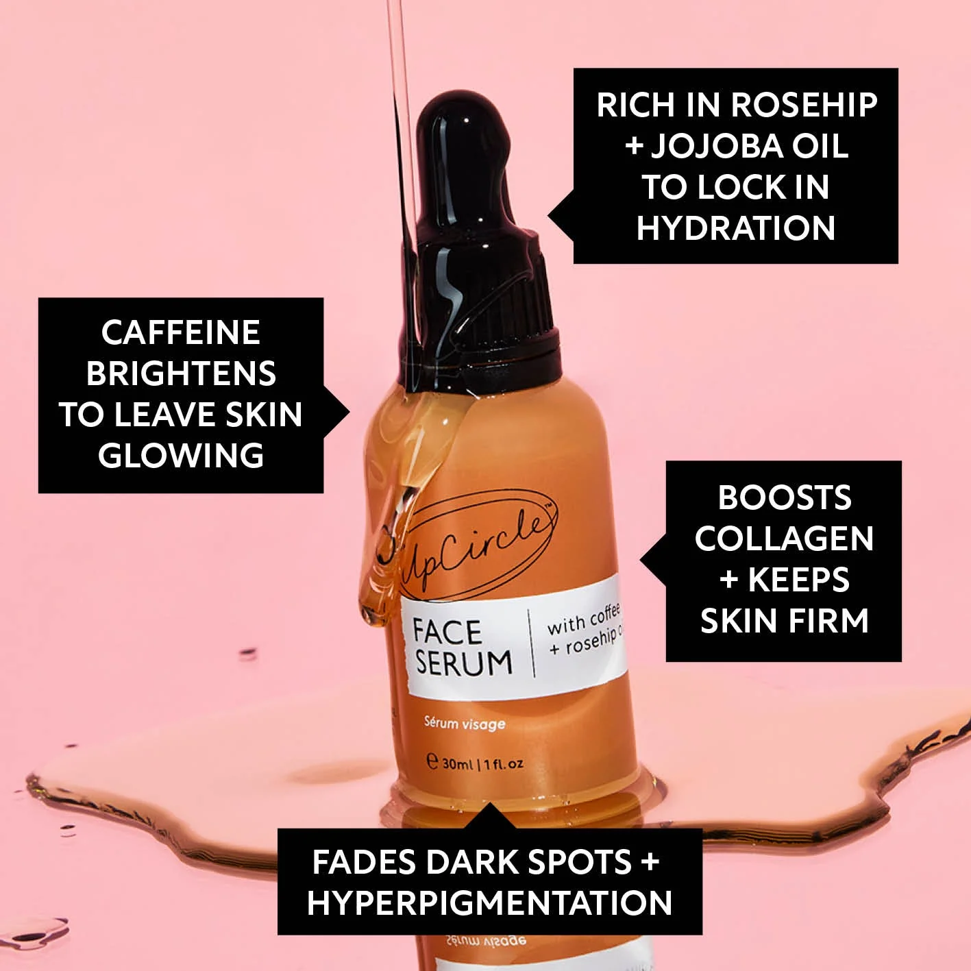 UpCircle Hydrating Face Oil with Coffee Oil - Jumbo - Image 5