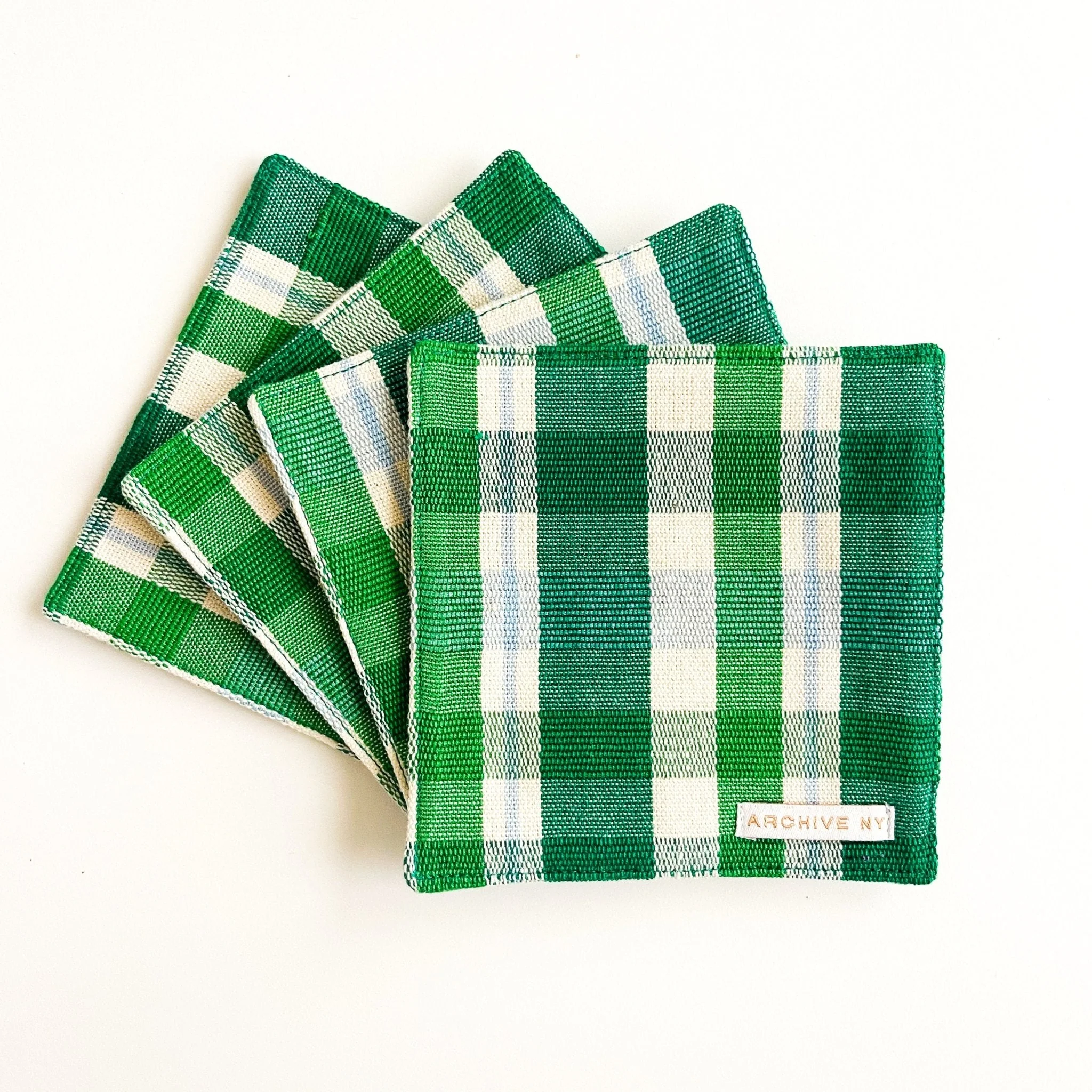 Archive New York Josefina Plaid Coasters - Image 4
