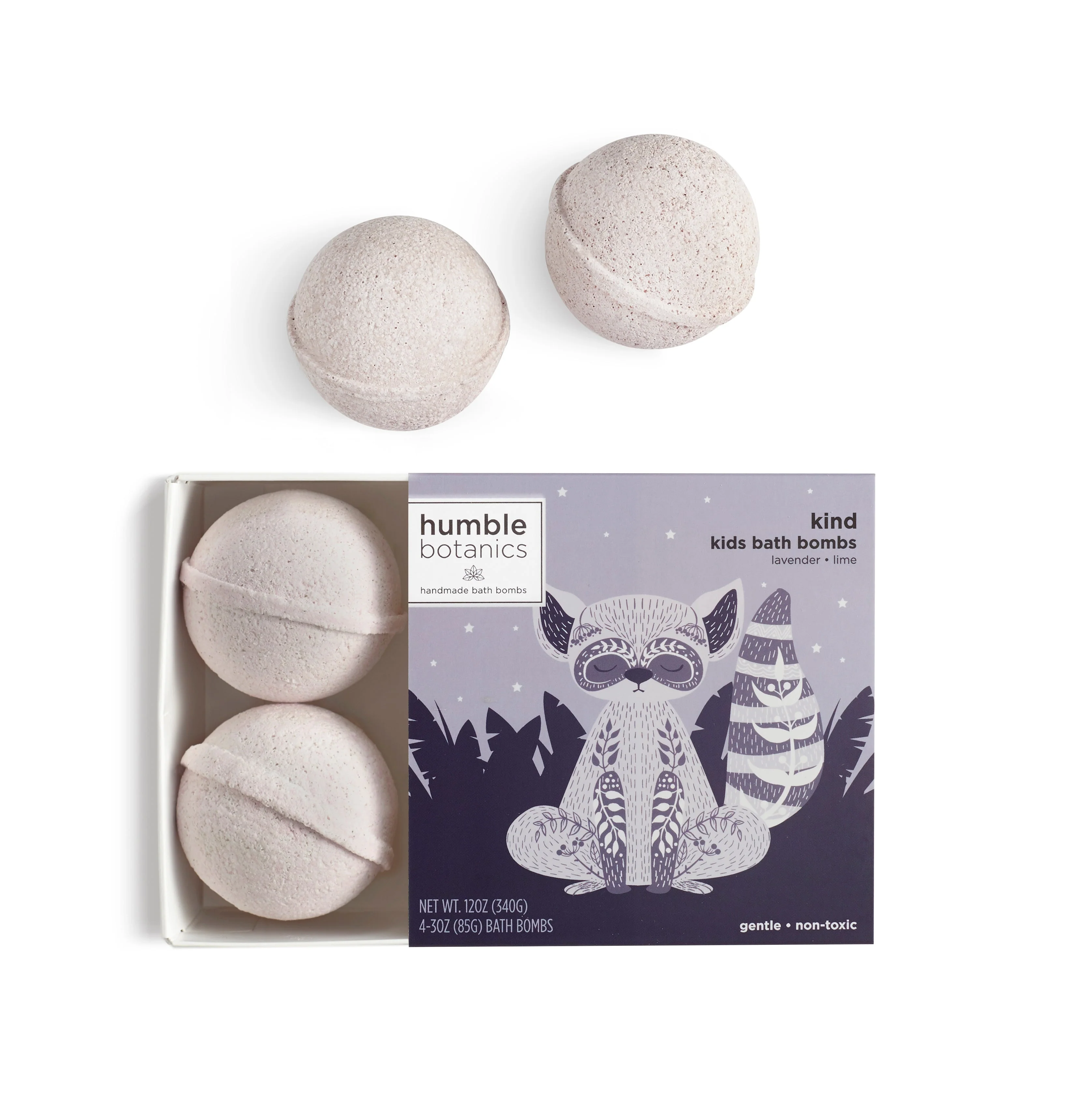 Humble Organics KIDS Kind Bath Bomb Set – Calming & Fun for Every Bath