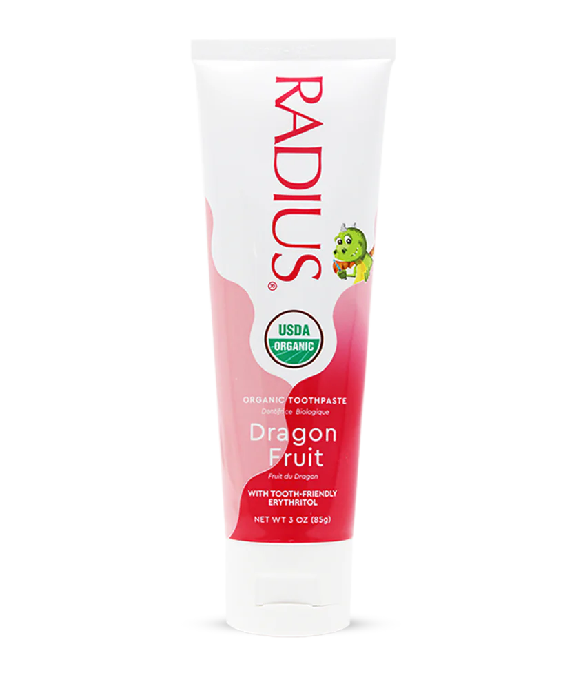 Radius Kids USDA Organic Dragon Fruit Toothpaste