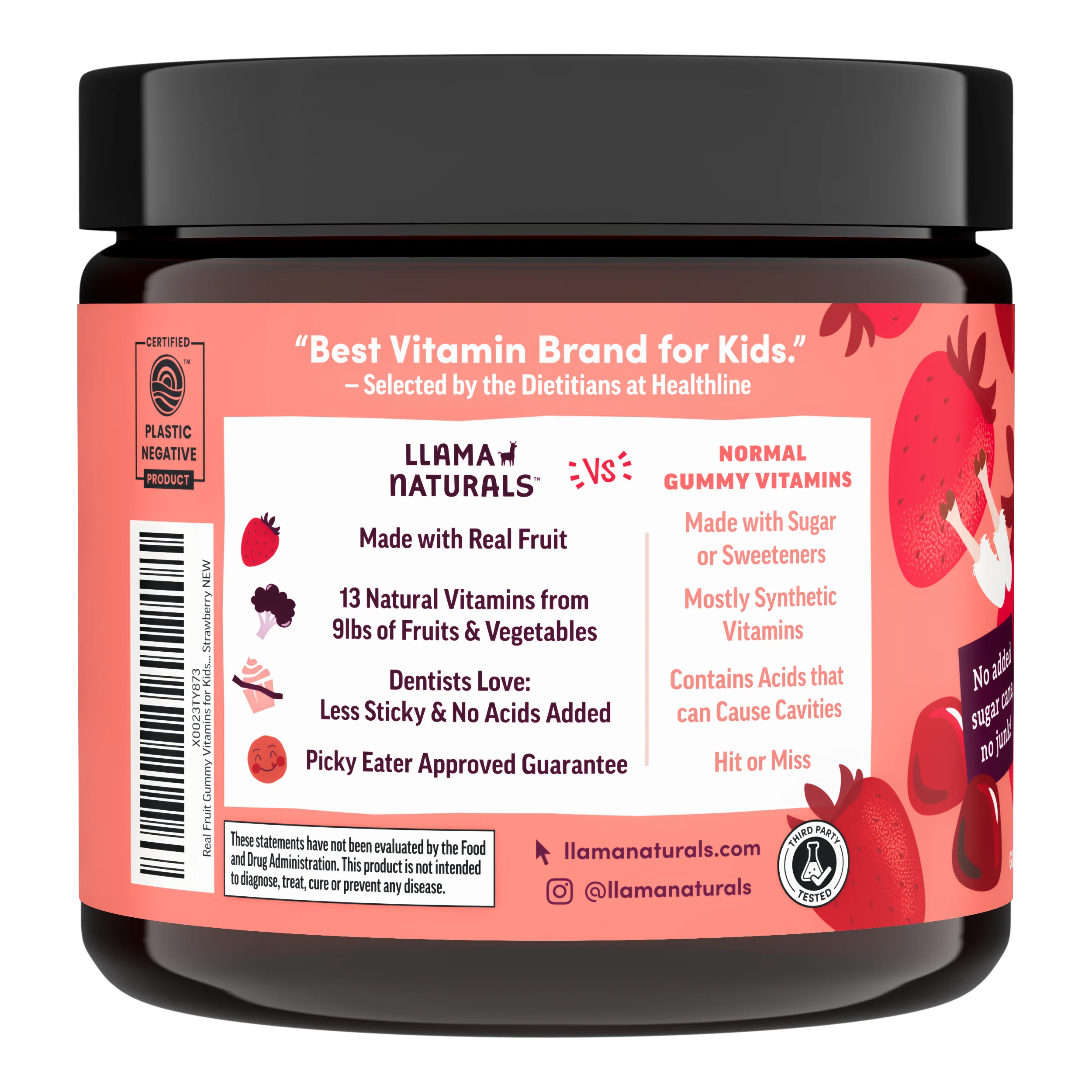 Llama Naturals Kids Vitality Bundle – Multi + Pre & Probiotic Gummies - Image 3