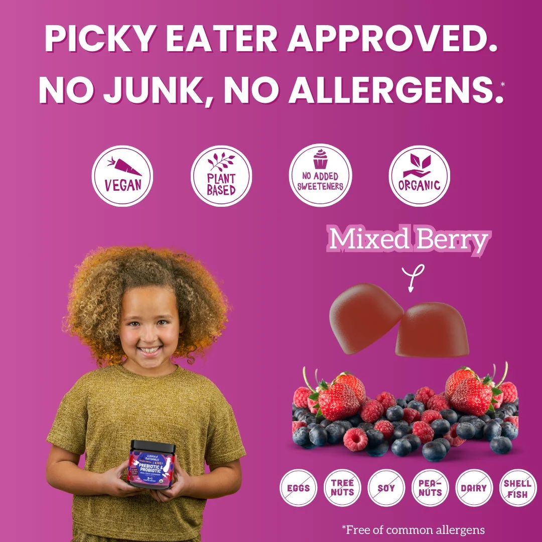 Llama Naturals Kids Vitality Bundle – Multi + Pre & Probiotic Gummies - Image 8