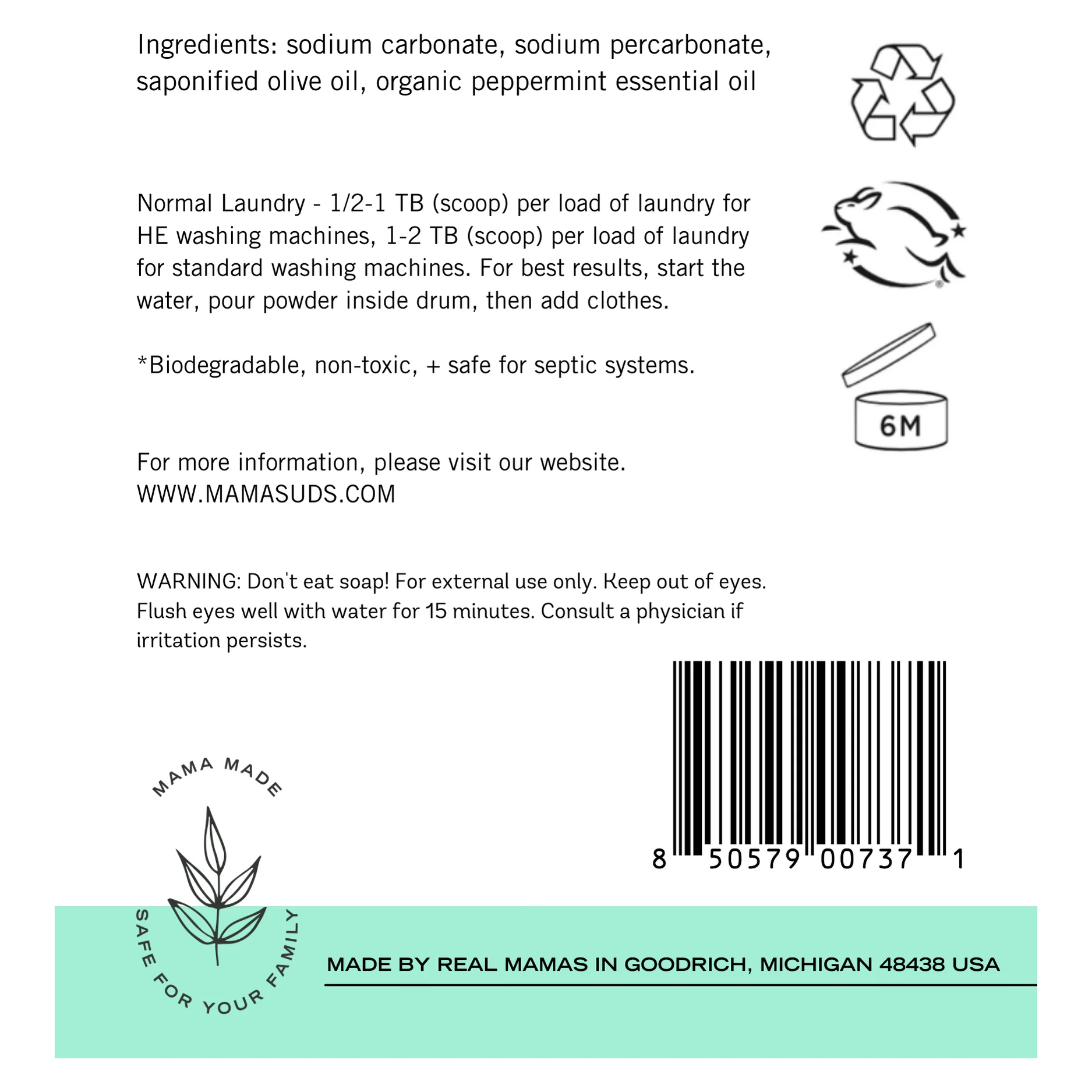 MamaSuds Laundry Soap Powder - Image 8