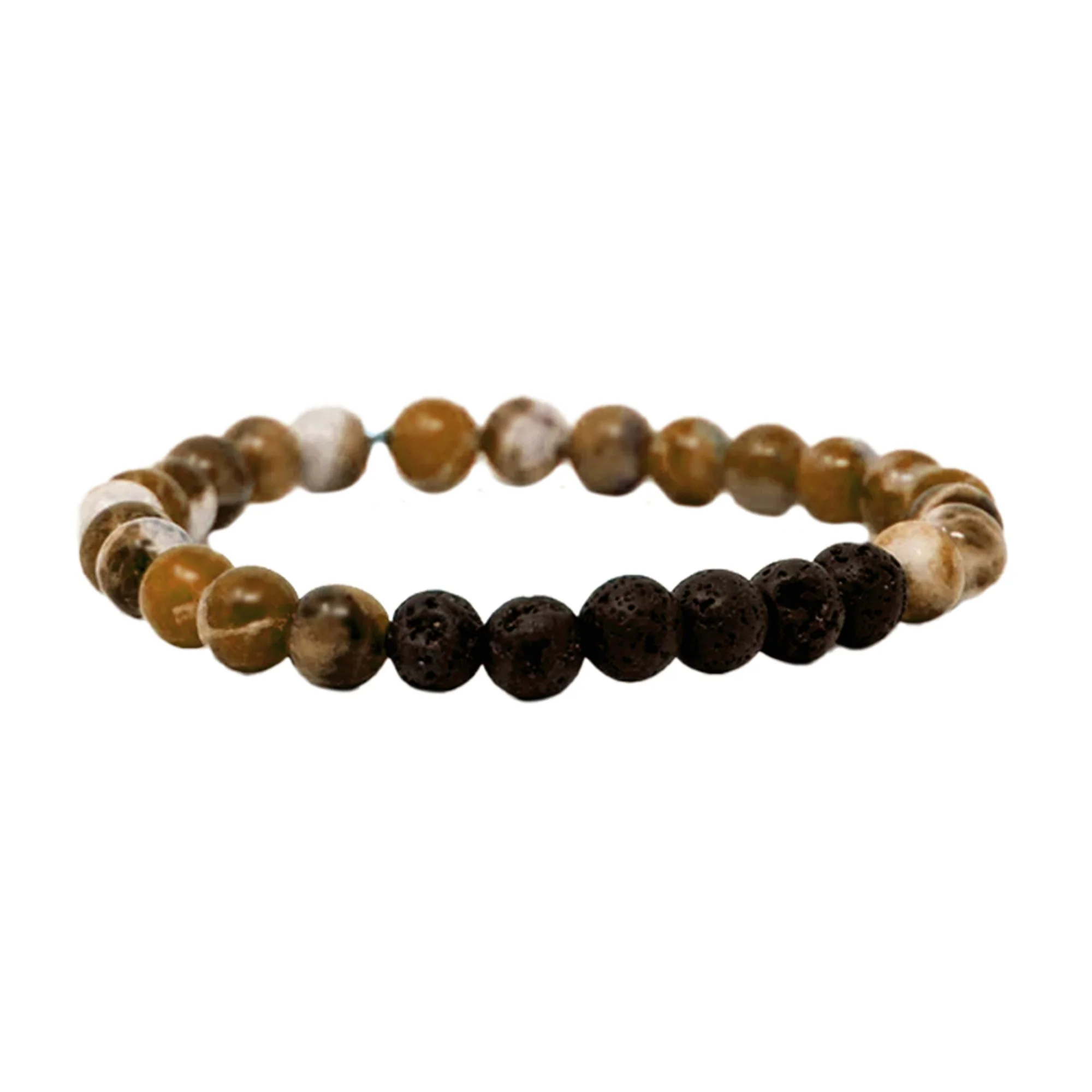 Pursonic Lava stone Bracelet with Peppermint & Sweet Orange essential oils - Image 3