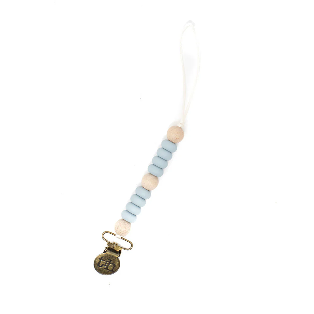 Three Hearts LE Petite Asher Paci & Toy Clip - BPA Free Silicone - Image 2