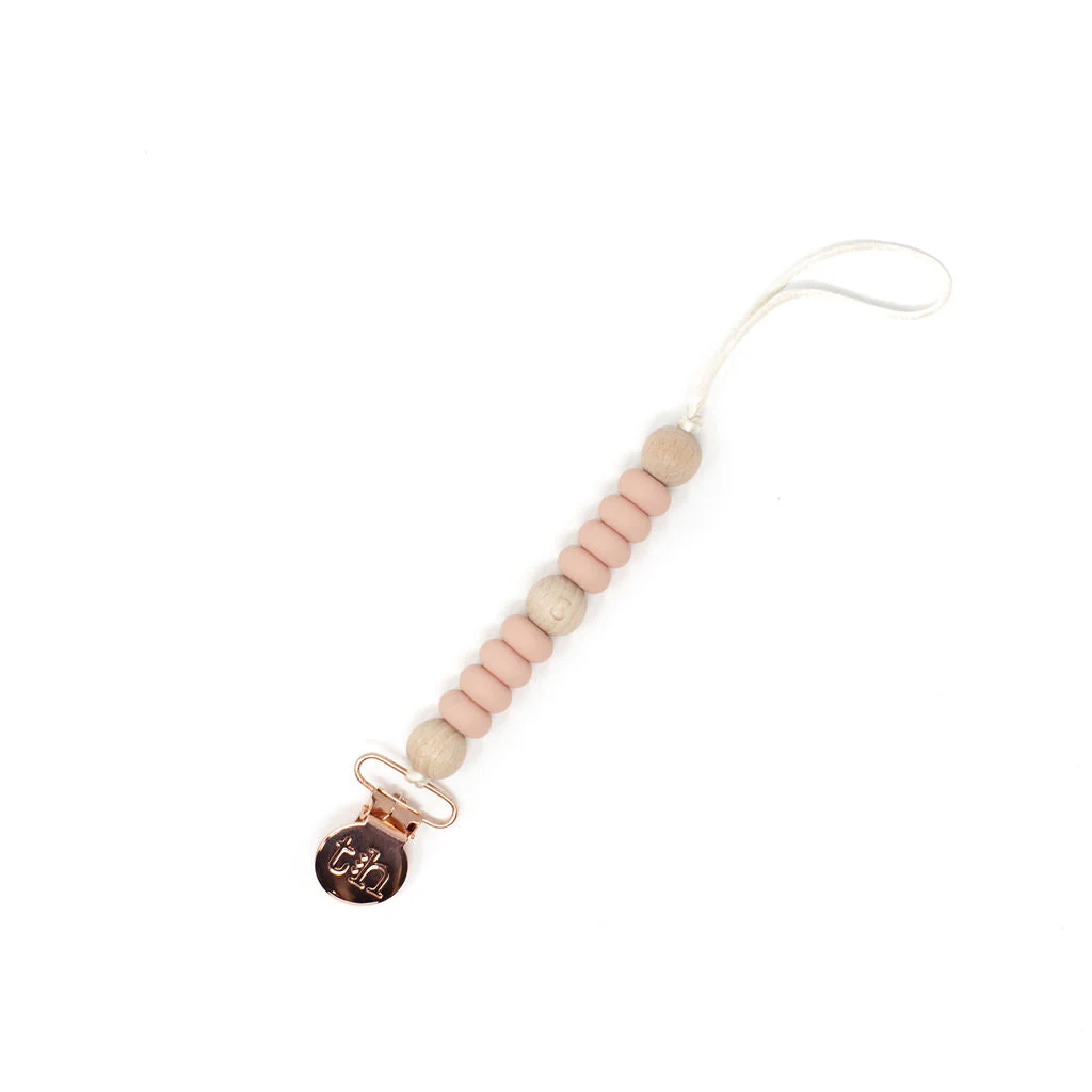 Three Hearts LE Petite Asher Paci & Toy Clip - BPA Free Silicone - Image 4