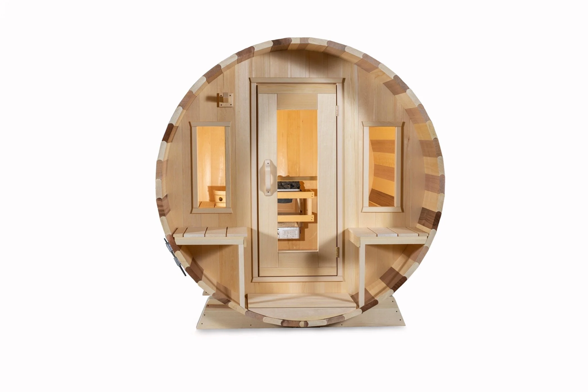 LeisureCraft Tranquility Barrel Sauna for up to 8 People | Premium Canadian Cedar - Image 10