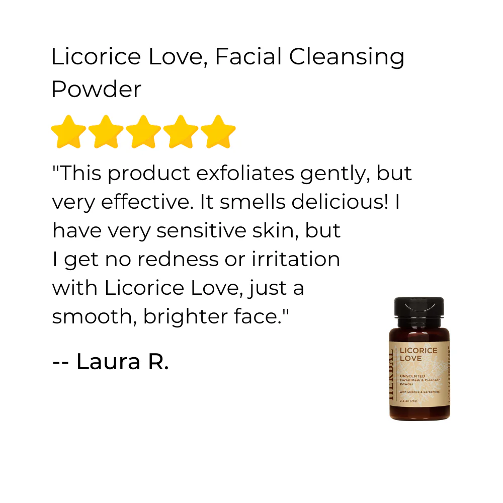 Ora's Amazing Herbal Licorice Love, Skin Soothing Facial Cleansing Powder - Image 3