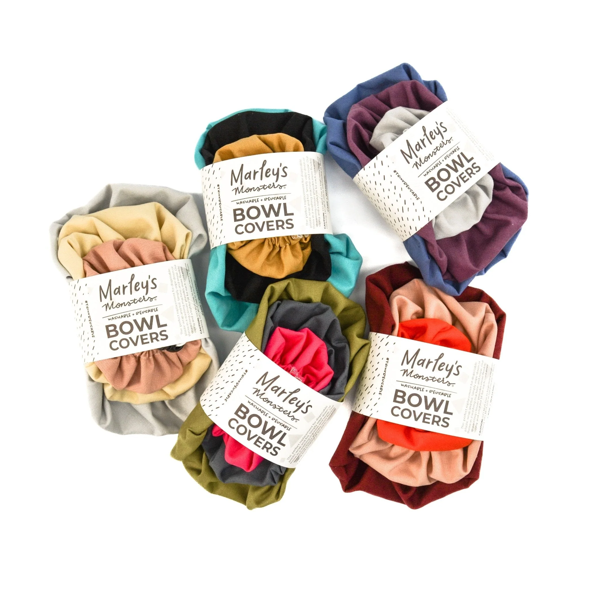 Marley's Monsters Linen Bowl Cover Bundle: Mixed Colors - Image 5