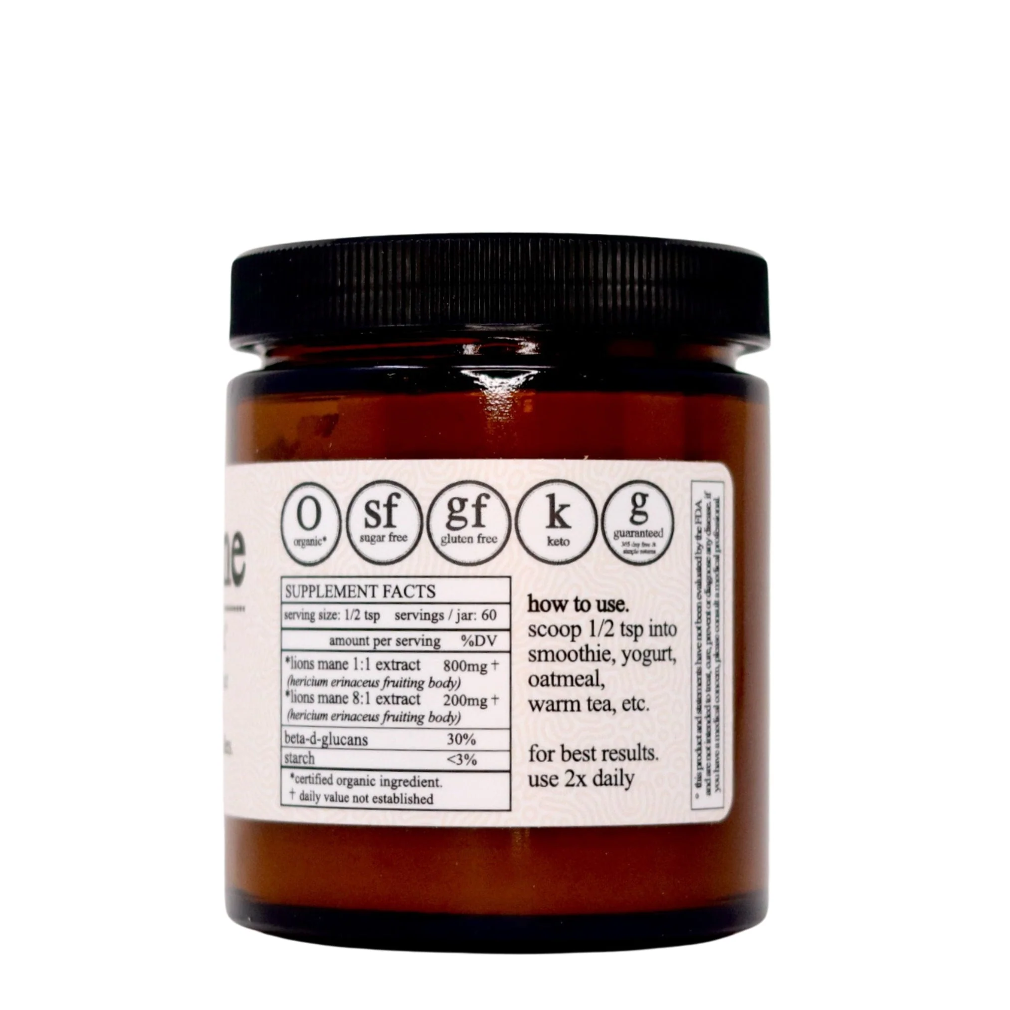 Roots Apothecary Lion's Mane Extract Organic - Image 3