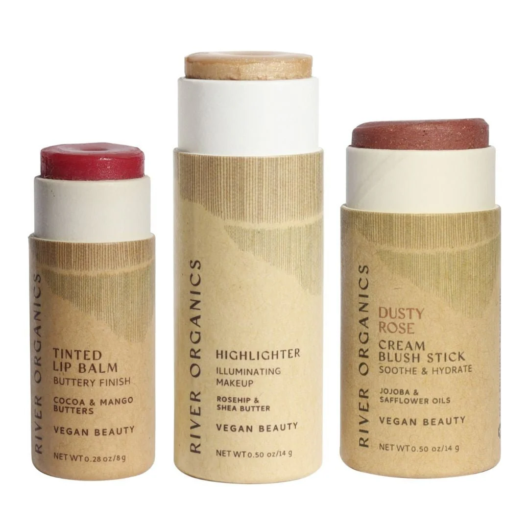 River Organics Lip + Highlighter + Blush Set - Image 56