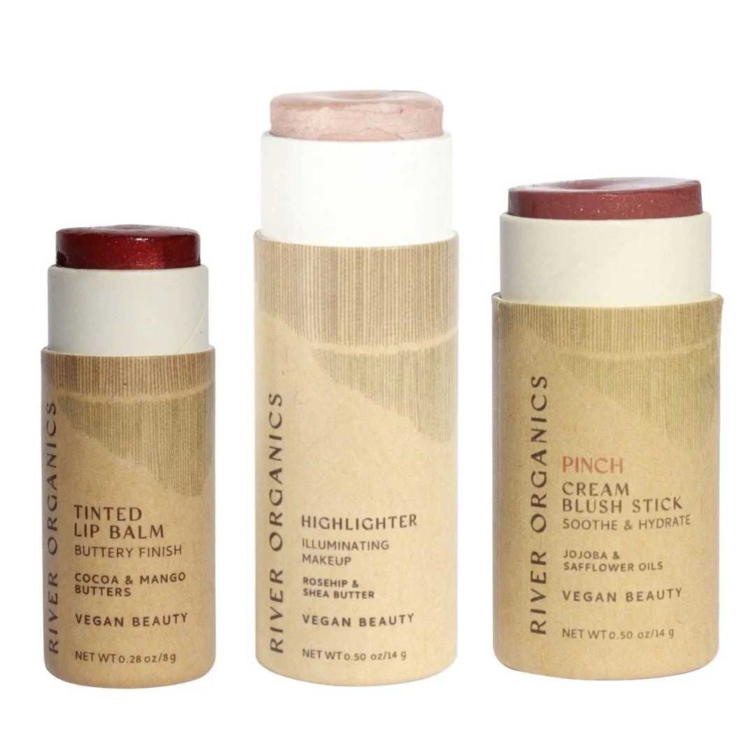River Organics Lip + Highlighter + Blush Set - Image 66