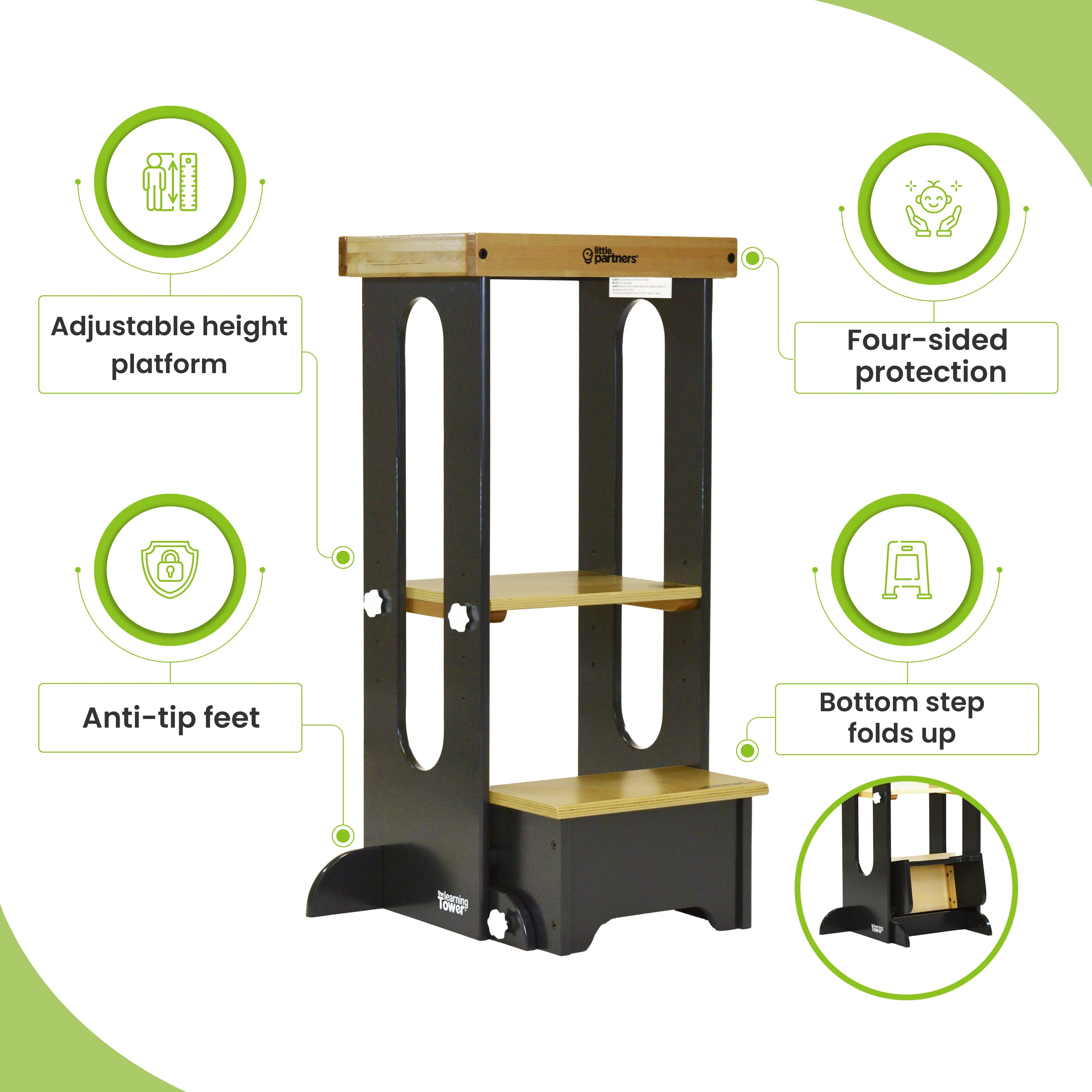 Little Partners Explore 'N Store Learning Tower® Toddler Tower - Image 49