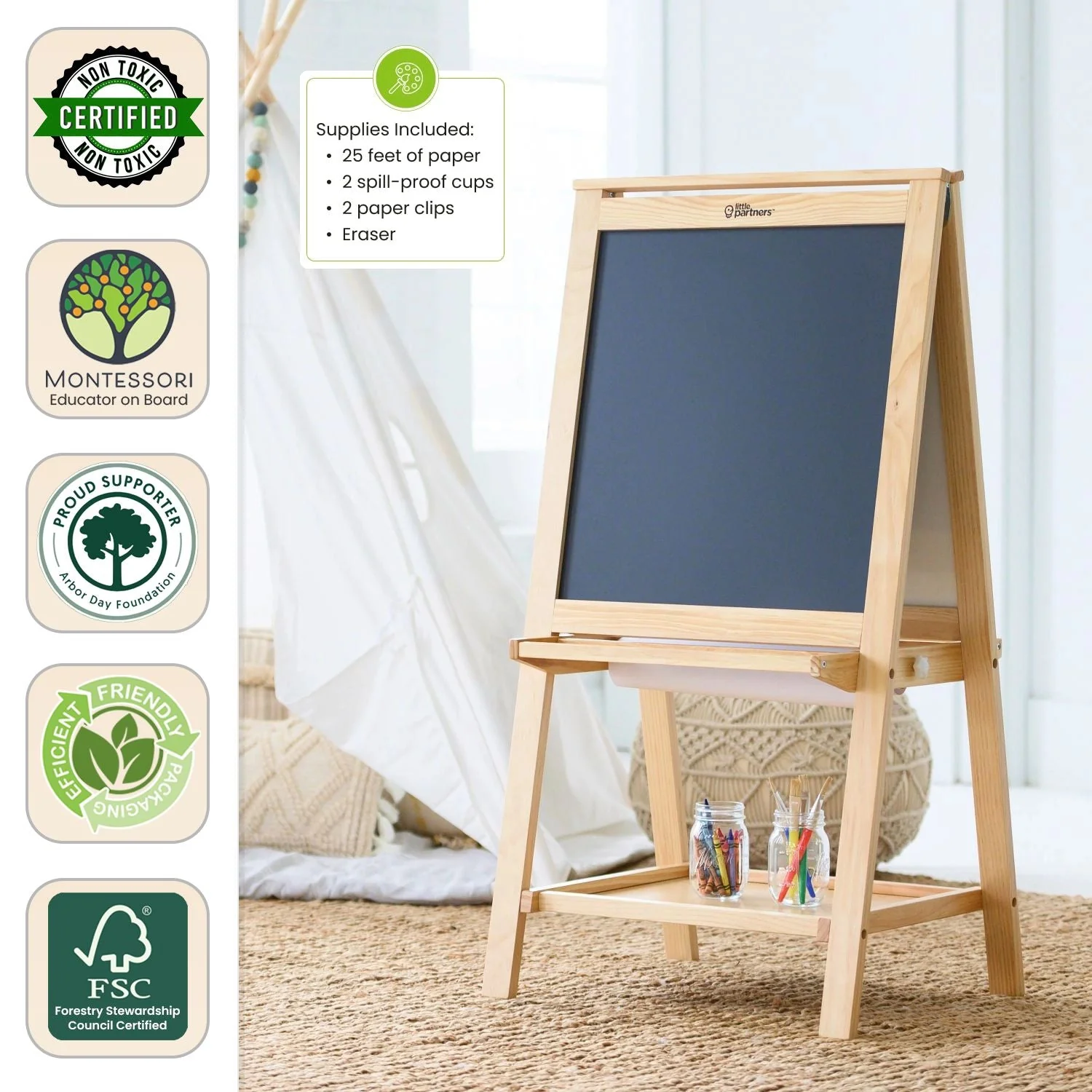 Little Partners Folding Artist EZ Easel - Image 5