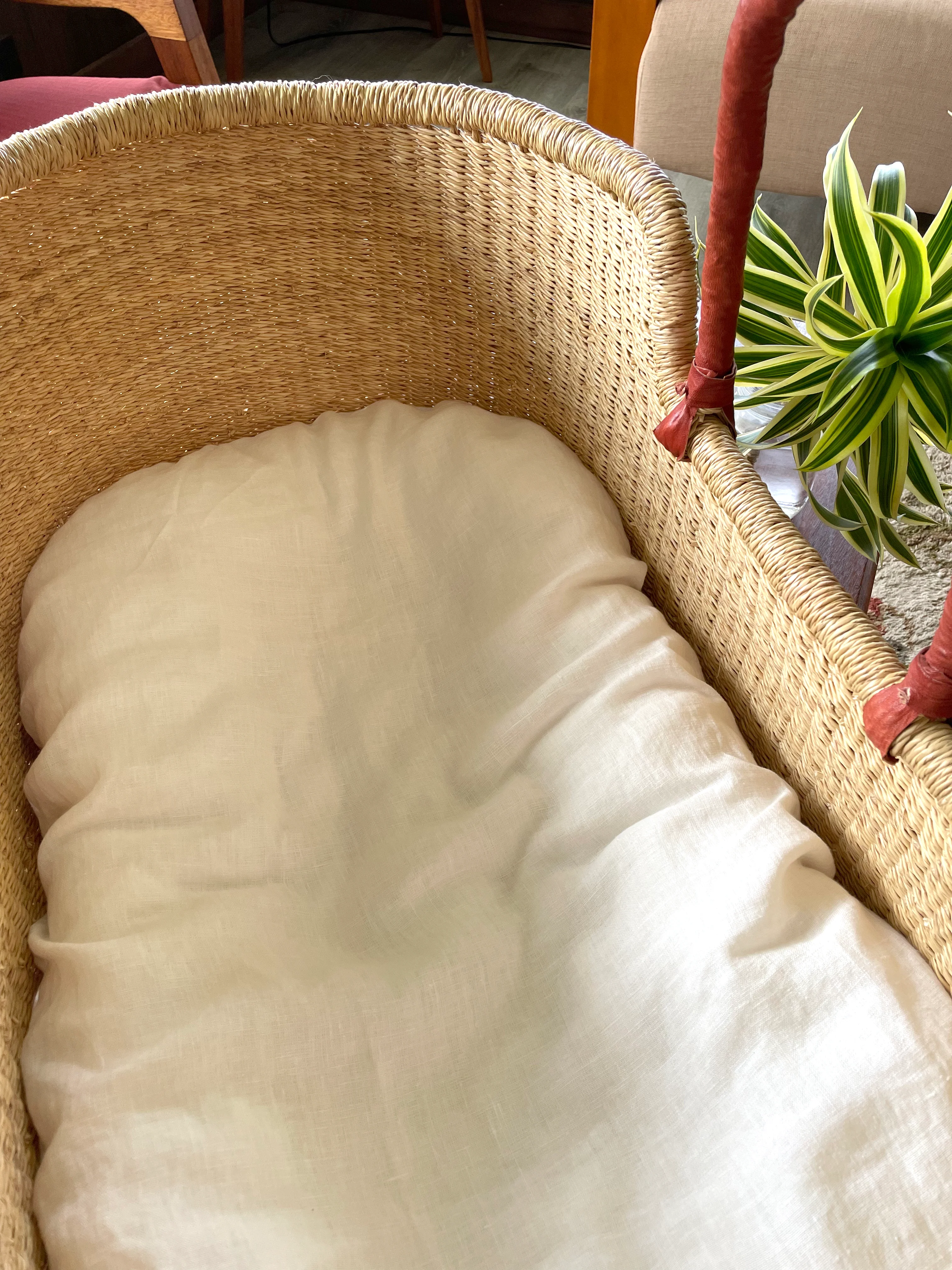 Wendy Anne Lounger Slip Cover - Off White Washed Linen - Choose Your Lounger - Image 2