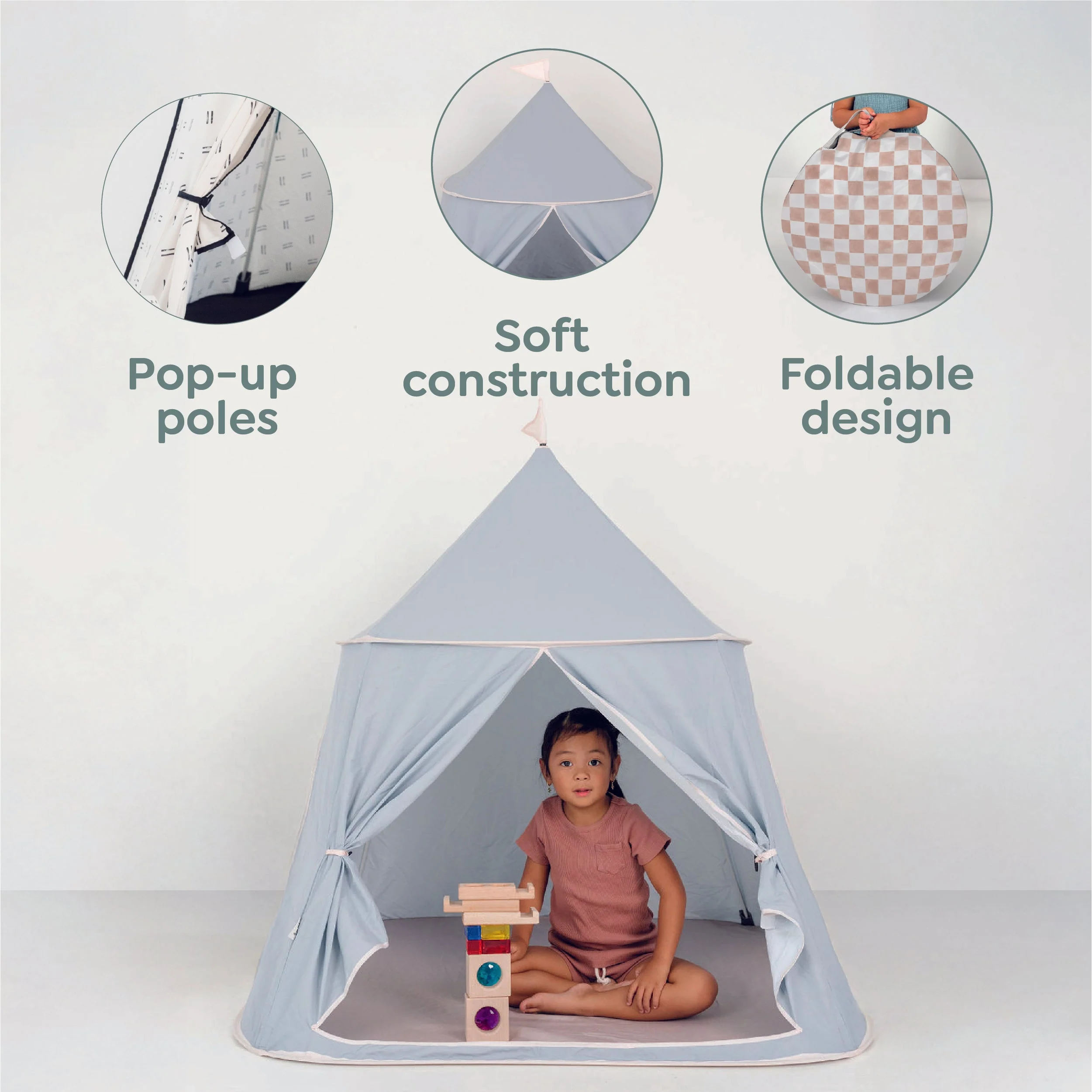 Toki Mats Lunar Phases Play Tent - Image 8