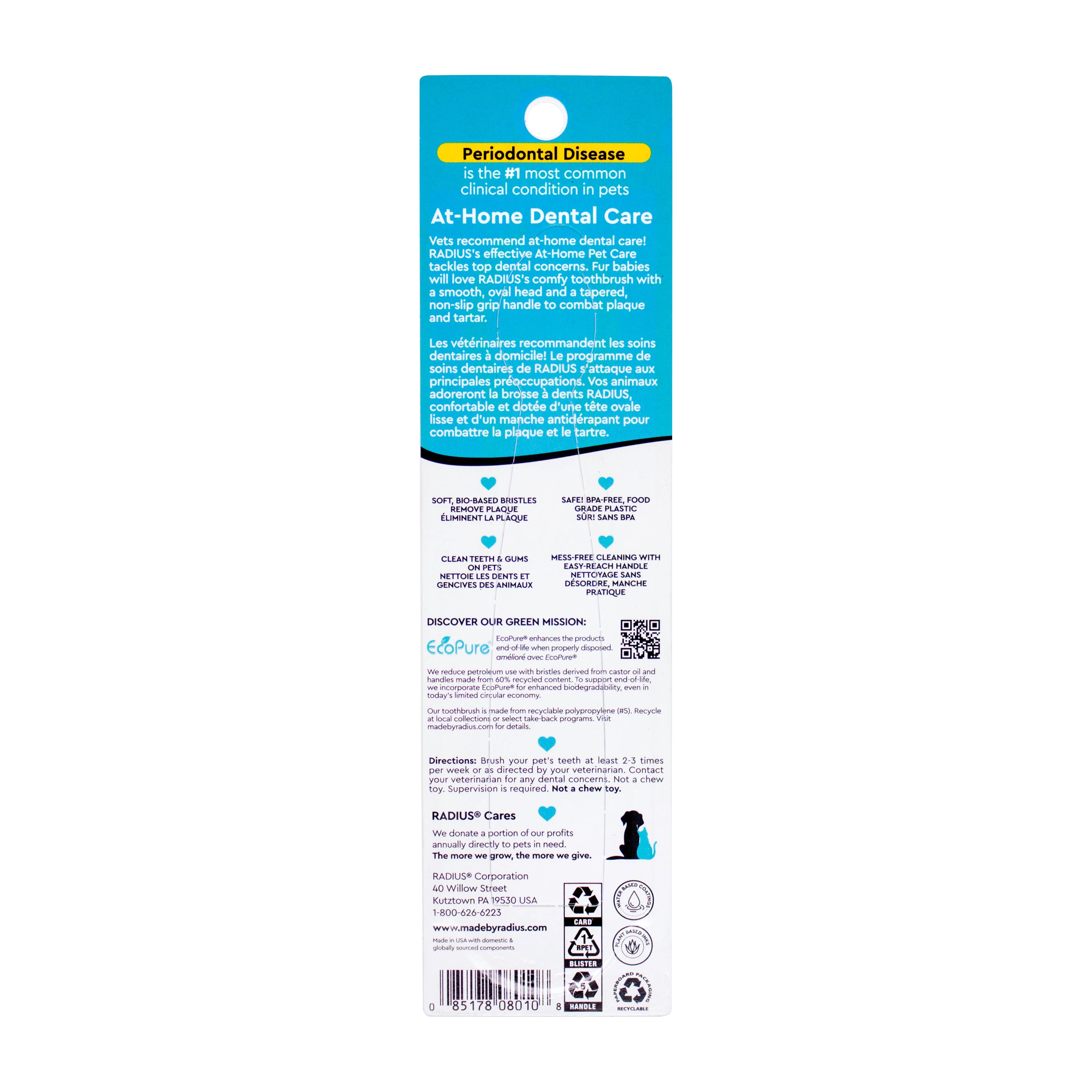 Radius Lush & Plush Soft Pet Toothbrush - Image 7