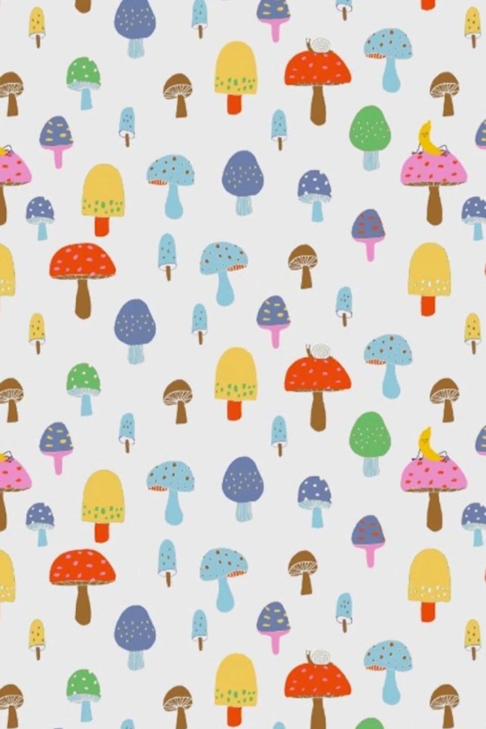 Dodo Banana Magic Mushrooms Organic Pima Cotton Pajama Set - Image 4