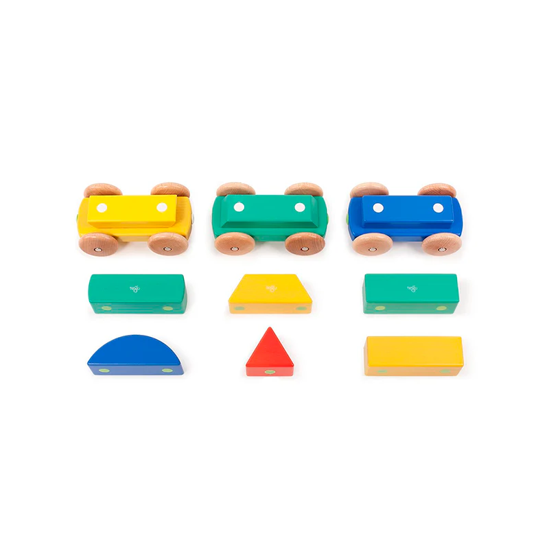 Tegu Magnetic Shape Train  Tegu Baby and Toddler  9 pieces - Image 3