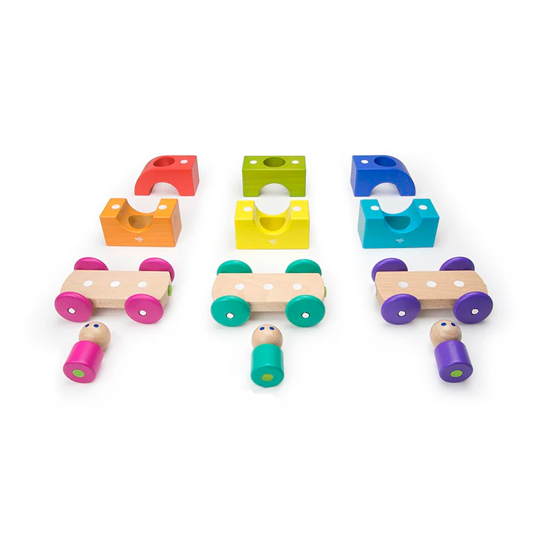 Tegu Magnetic Tegu Tram  Tegu Baby and Toddler  12 pieces - Image 11