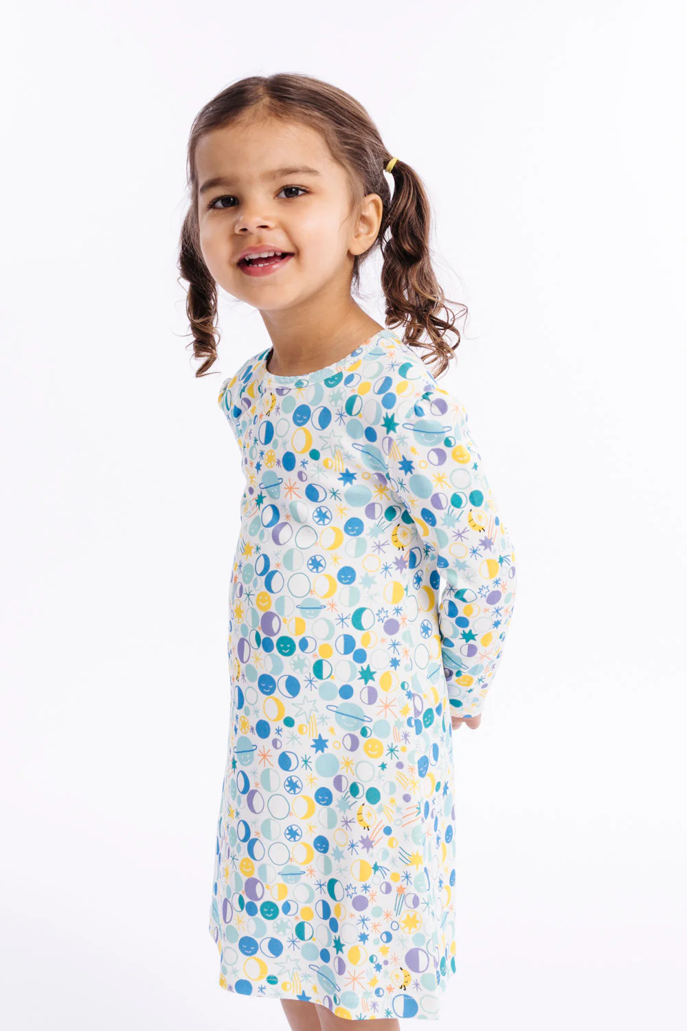 Dodo Banana Many Moons Organic Pima Cotton Dodo Dress