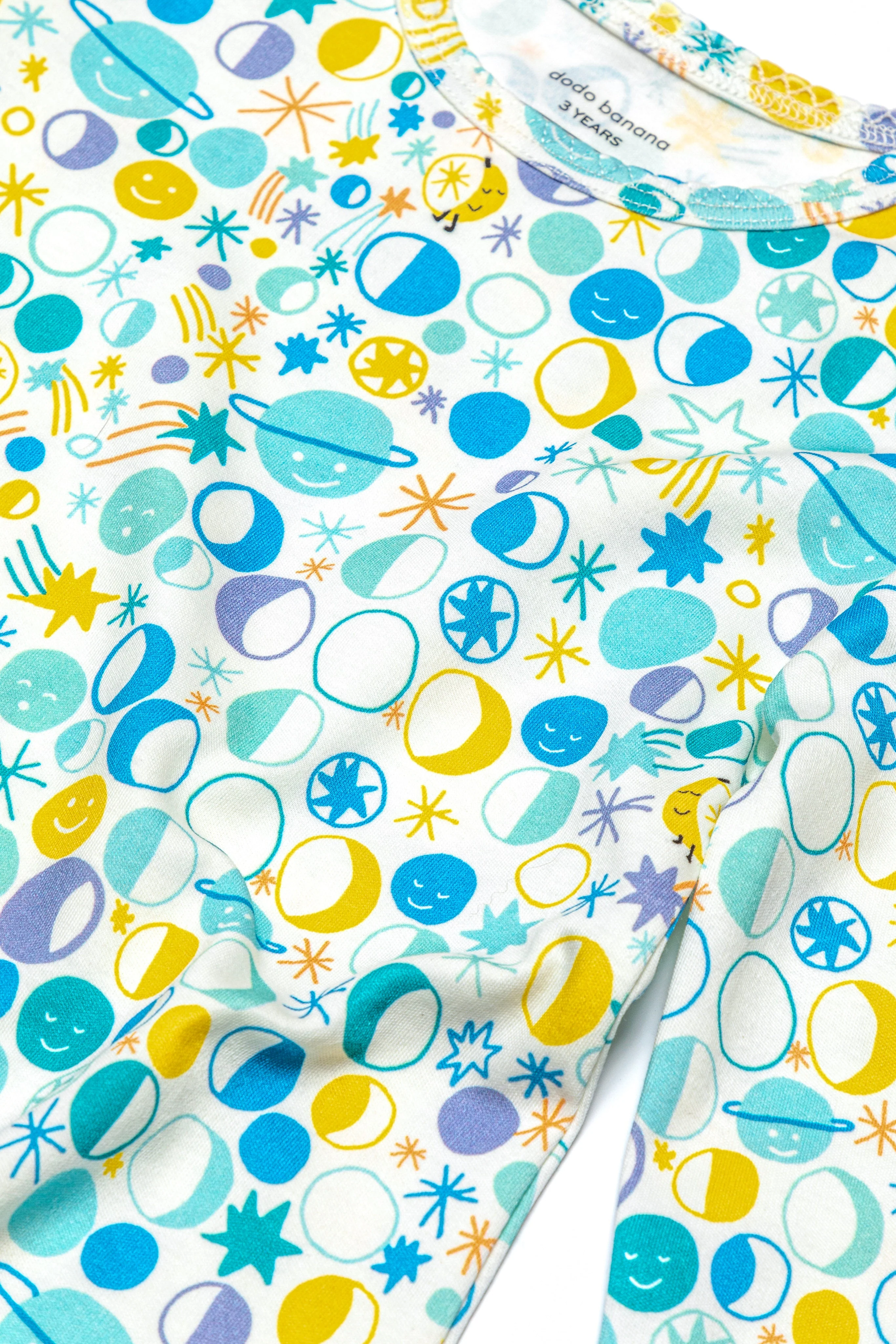 Dodo Banana Many Moons Organic Pima Cotton Dodo Dress - Image 3