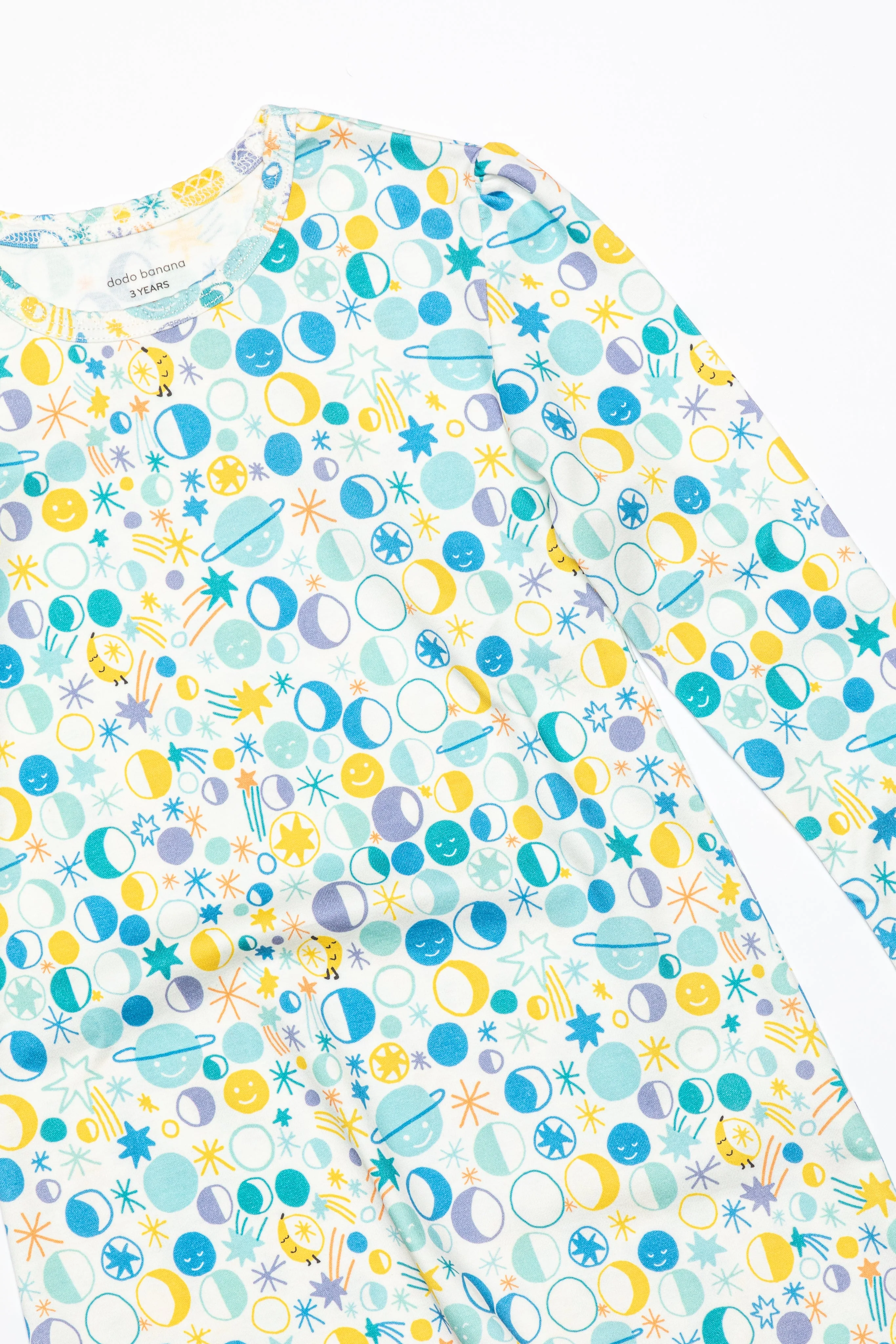 Dodo Banana Many Moons Organic Pima Cotton Dodo Dress - Image 4