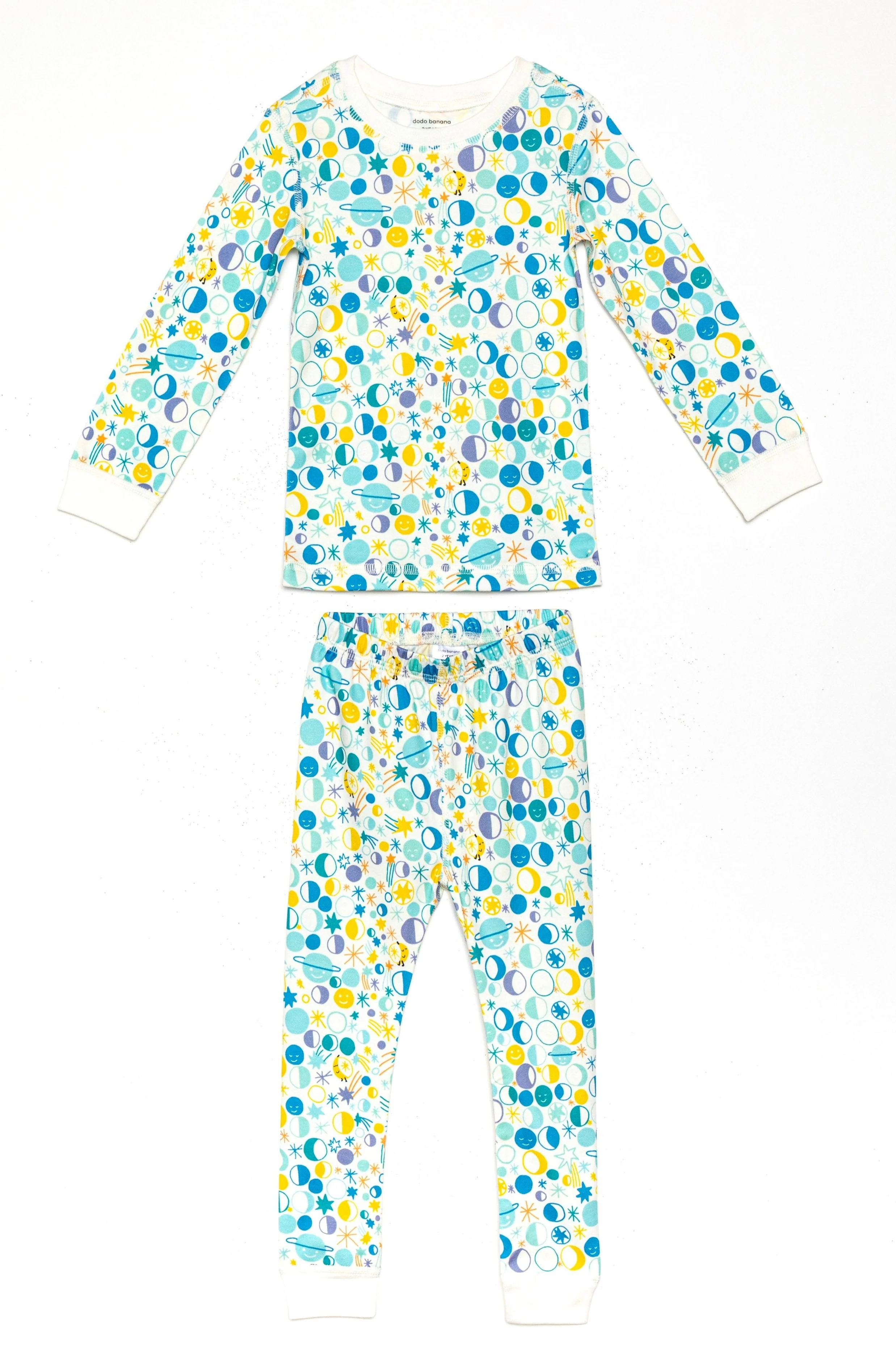 Dodo Banana Many Moons Organic Pima Cotton Pajama Set - Image 2