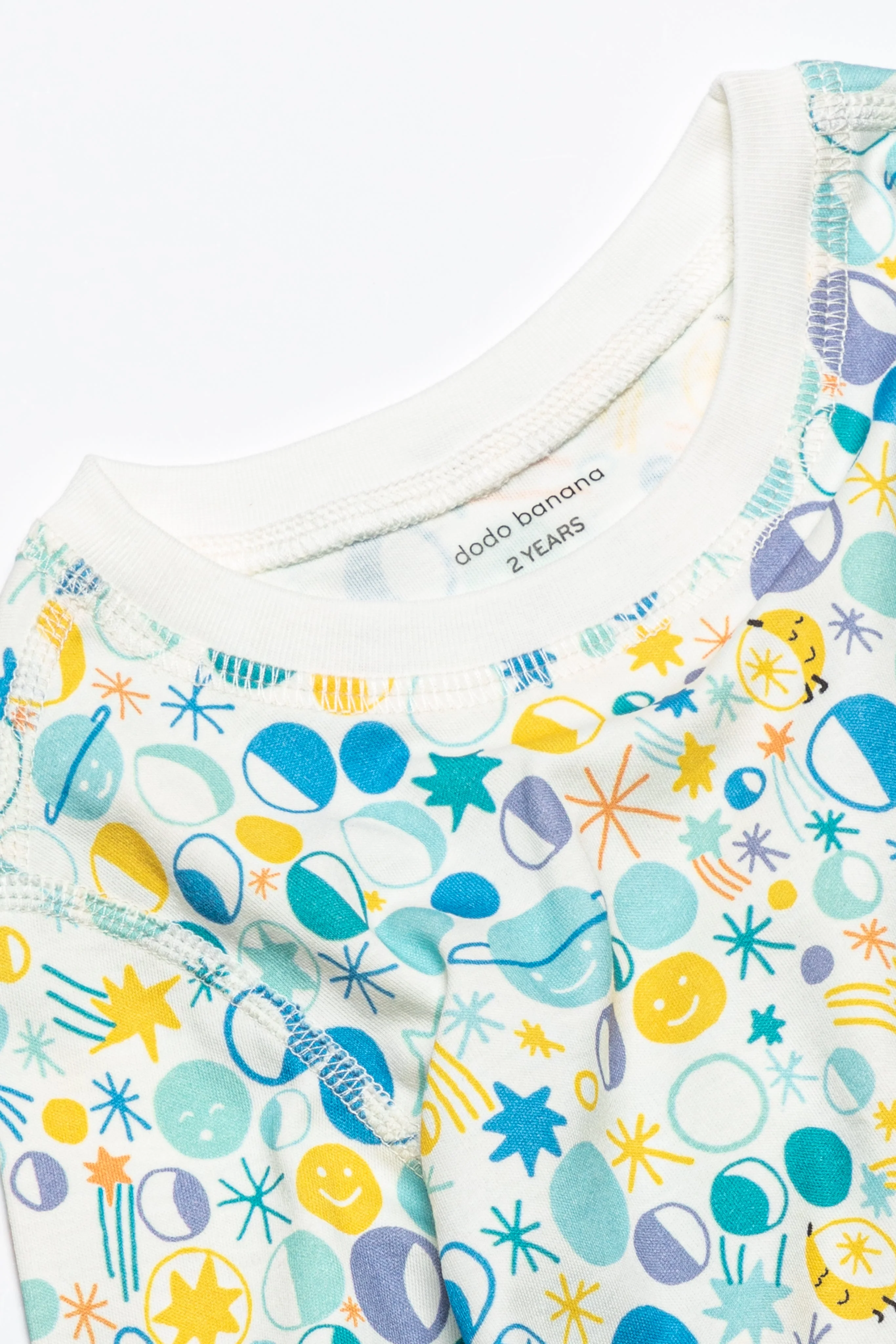 Dodo Banana Many Moons Organic Pima Cotton Pajama Set - Image 3