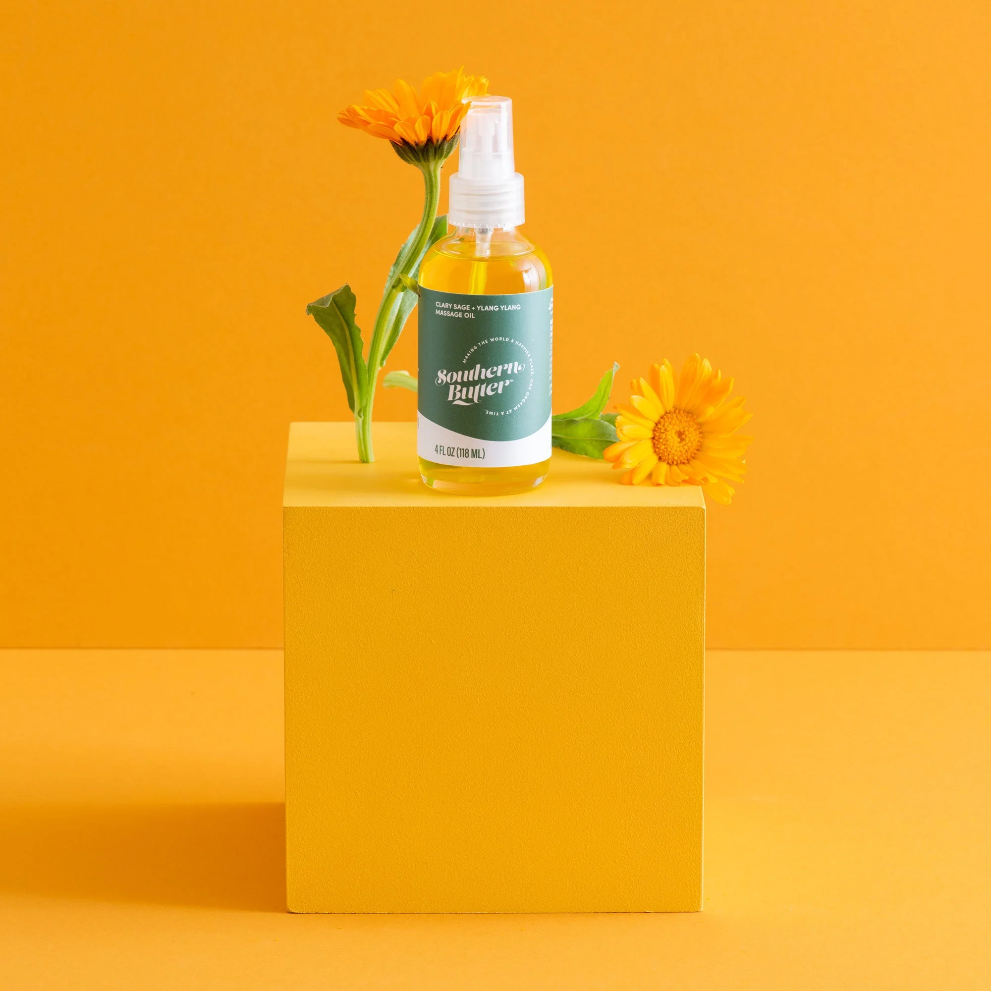 Green Goo Massage Oil - Clary Sage + Ylang Ylang by Southern Butter - Image 5